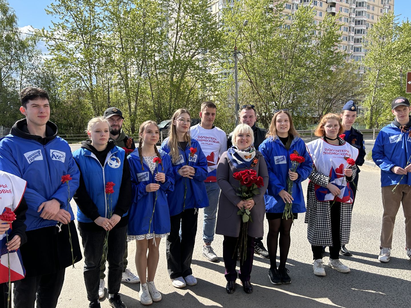 День Победы, возложение цветов