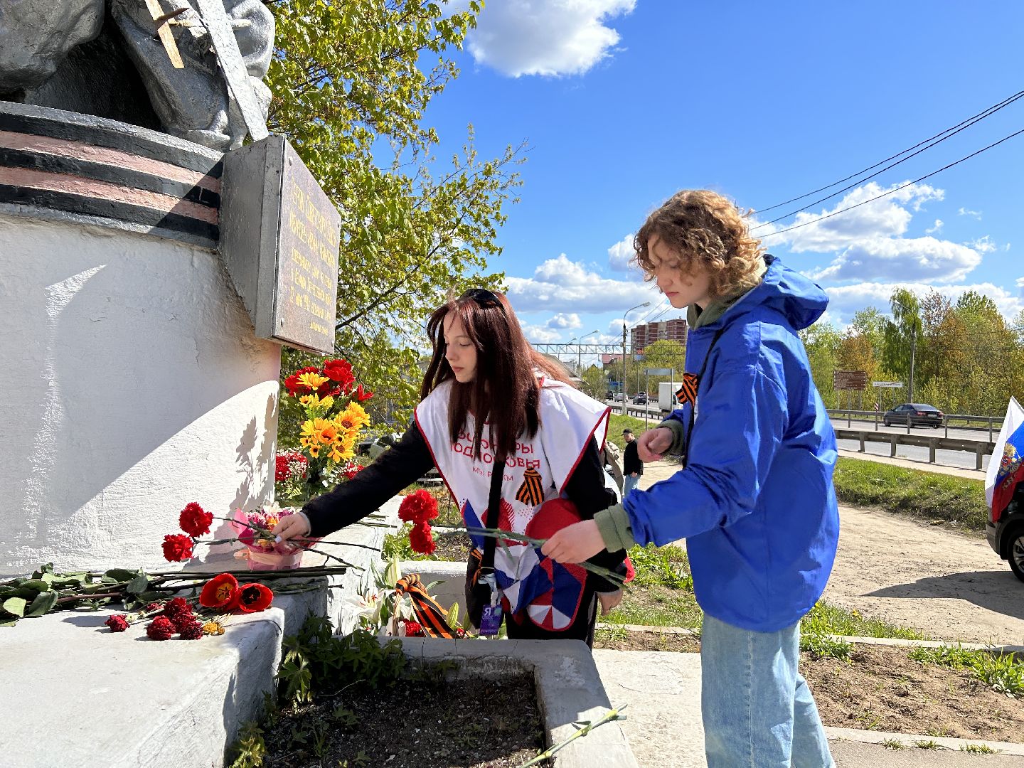 День Победы, возложение цветов