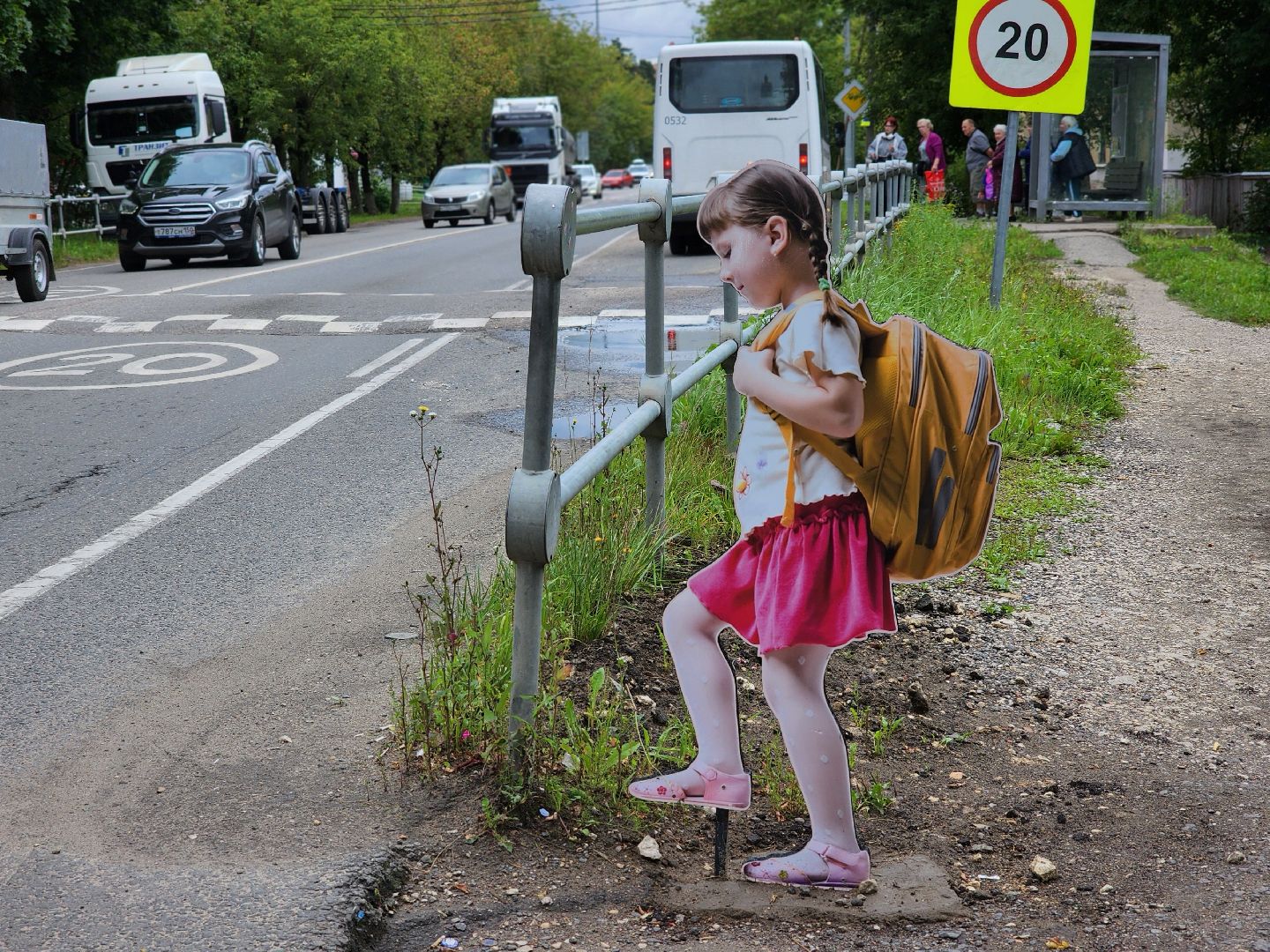 безопасность дорожного движения, макеты школьников, дети-пешеходы, ногинск, богородский городской округ,