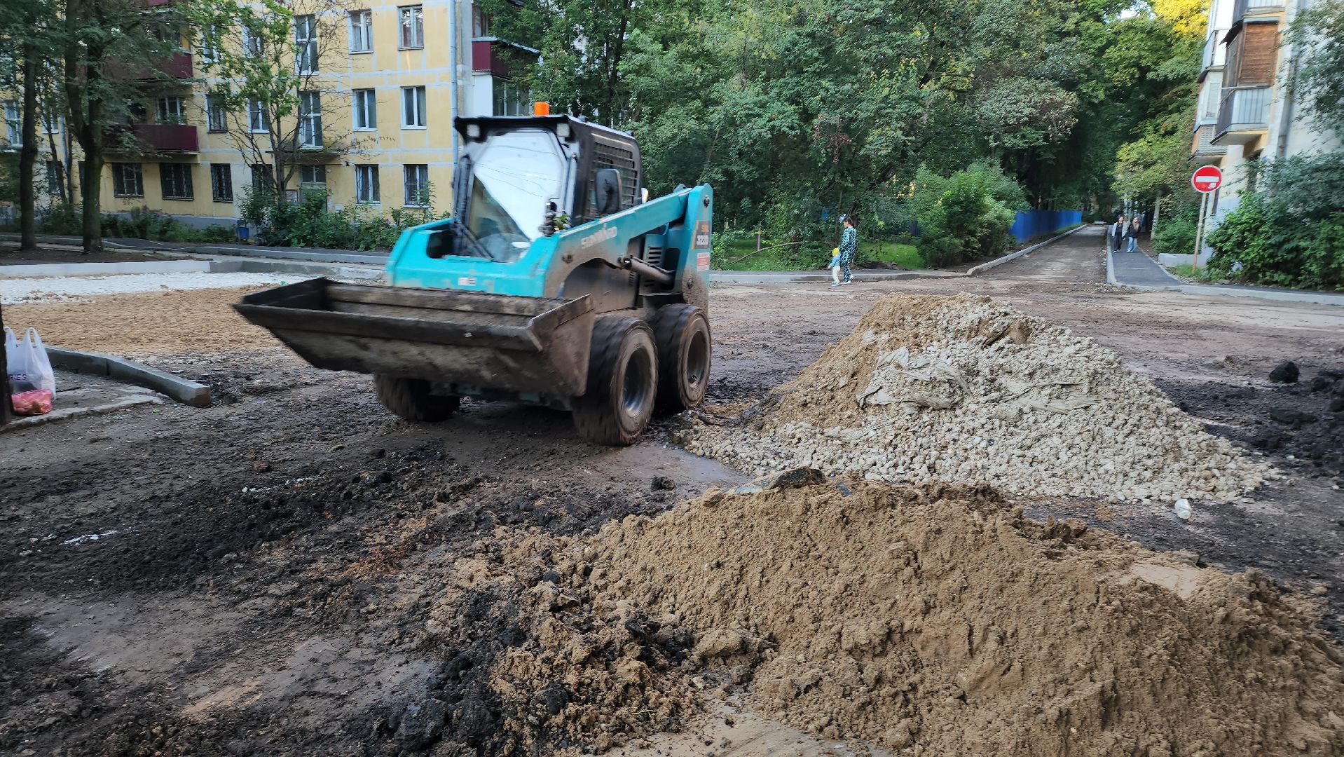 асфальтирование дворов, Асфальт , Благоустройство дворов , Лобня ,