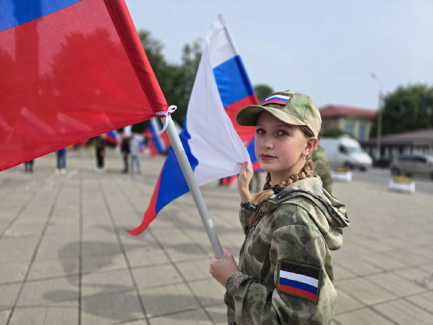 можайск, можайский муниципальный округ, подмосковье, день государственного флага россии, праздник, общество, флешмоб,