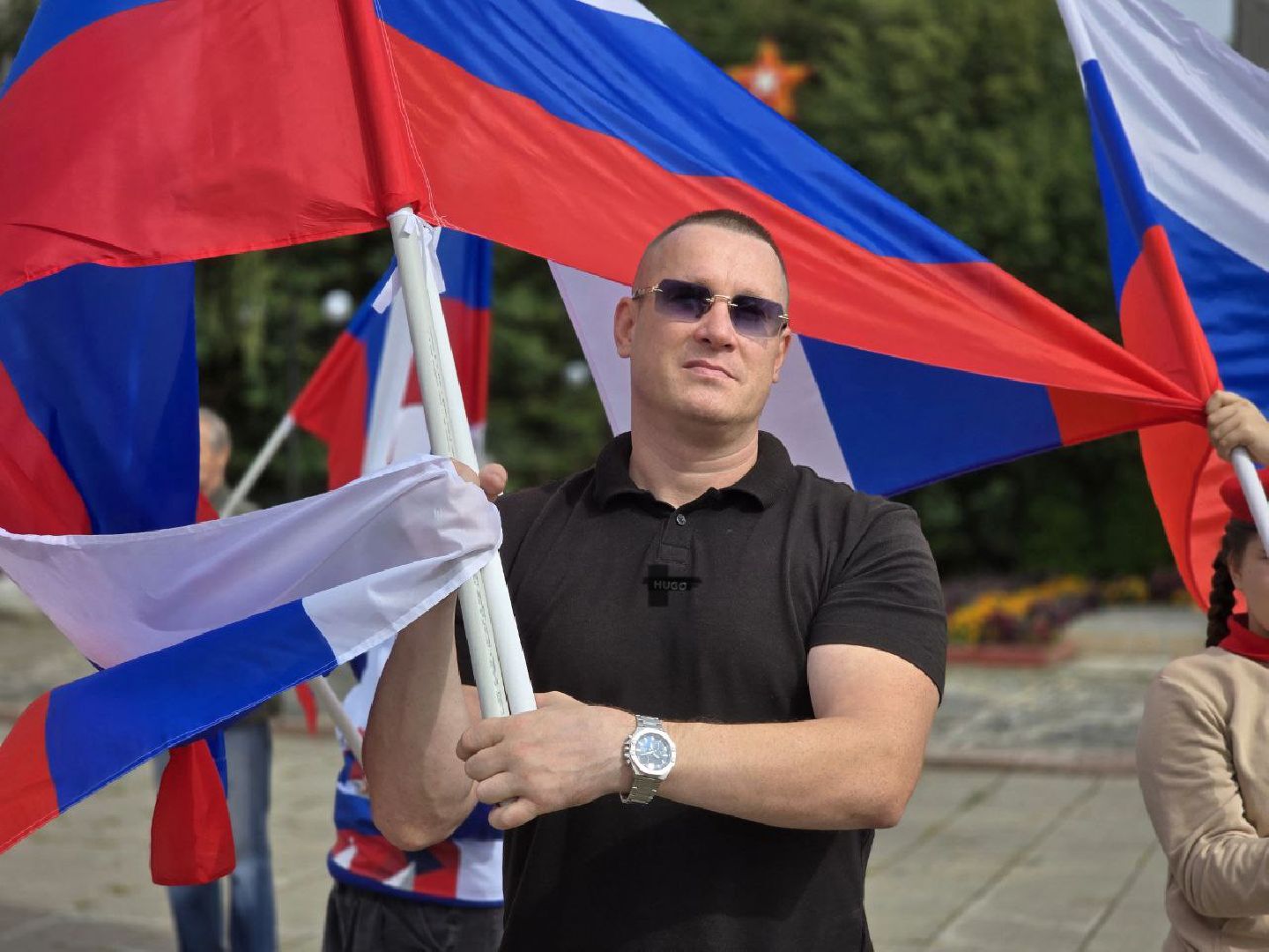 можайск, можайский муниципальный округ, подмосковье, день государственного флага россии, праздник, общество, флешмоб,