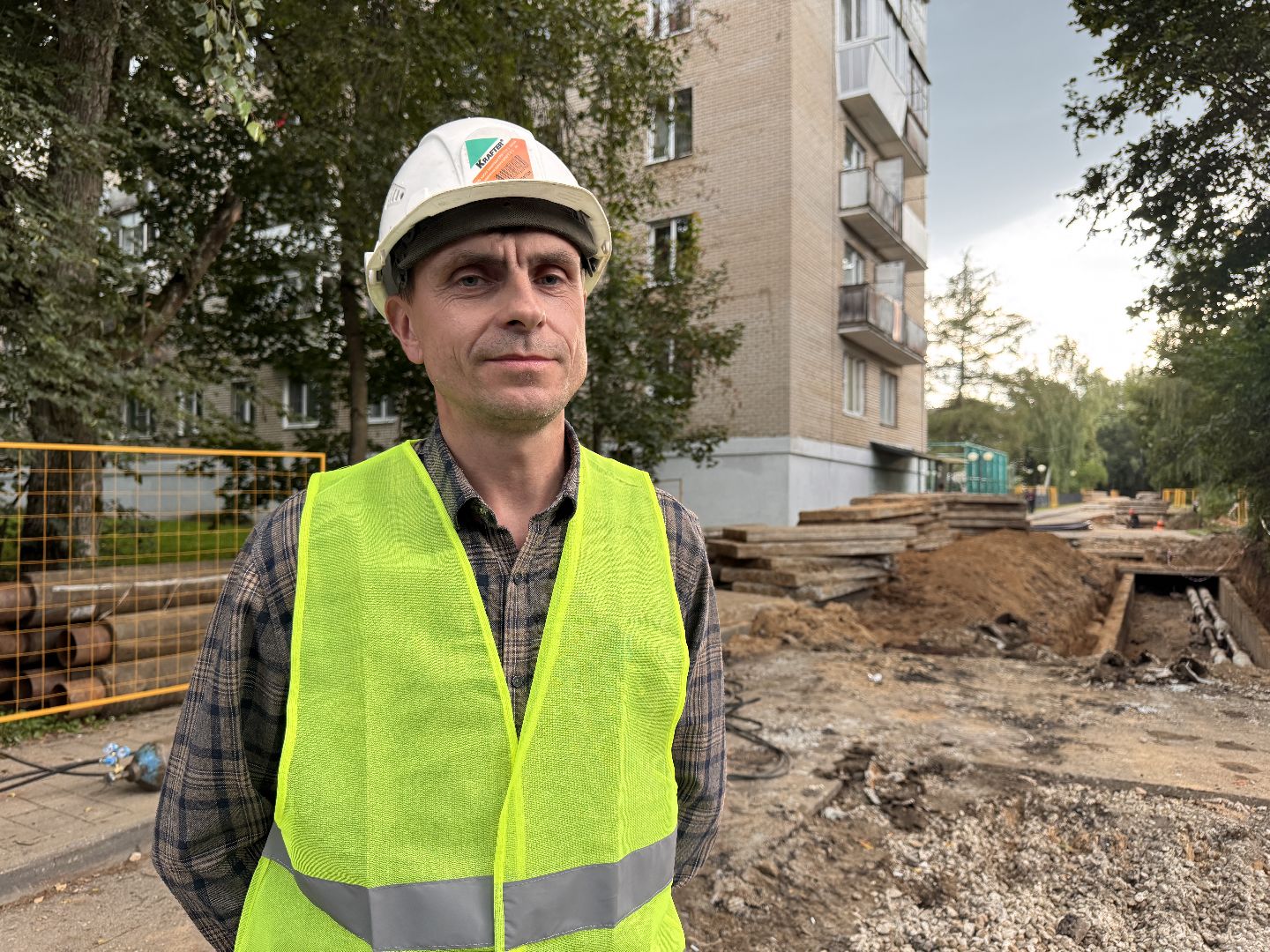 Реконструкция теплотрассы, Одинцово, ЖКХ,