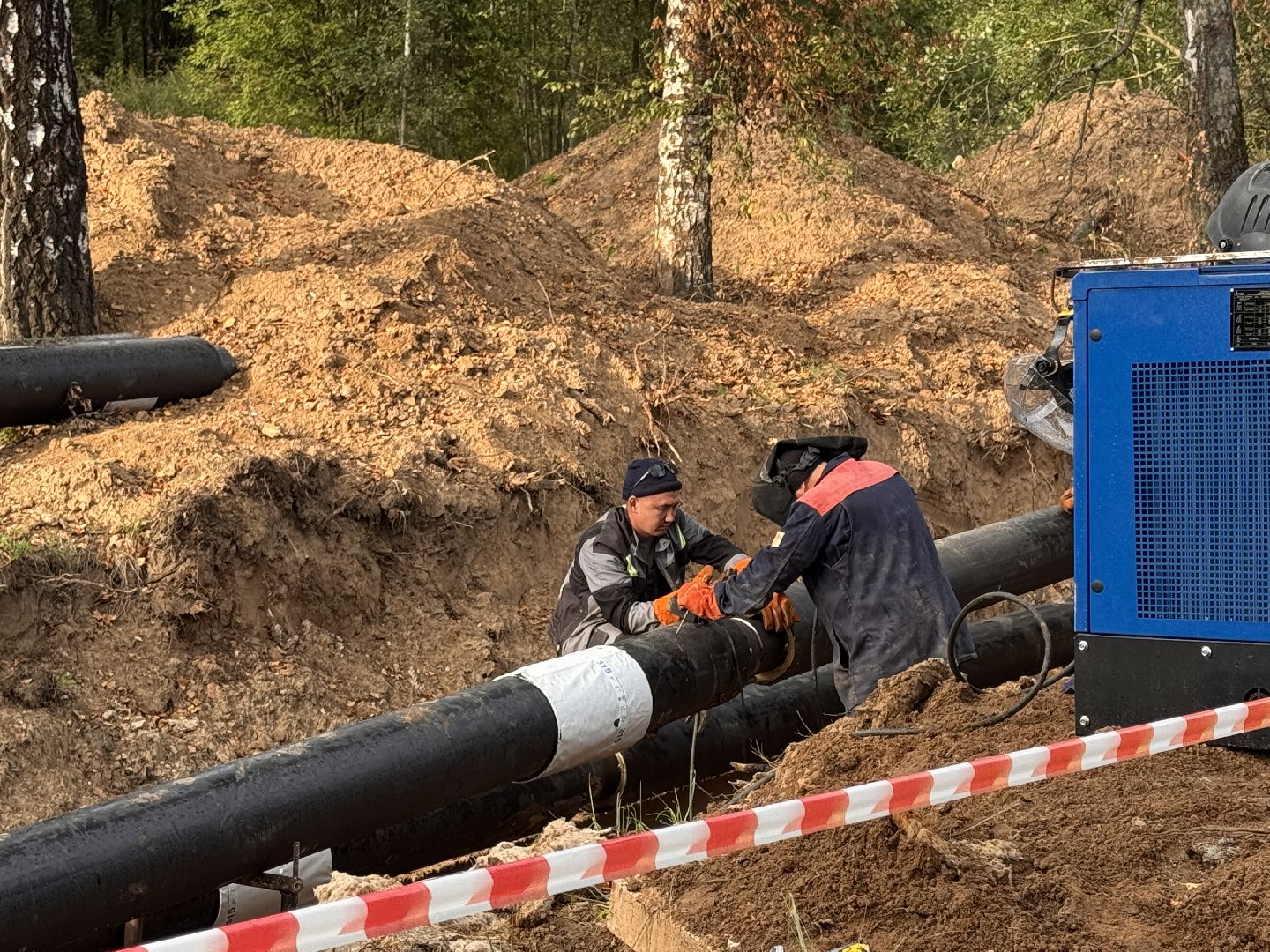 Реконструкция теплотрассы, Одинцово, ЖКХ,