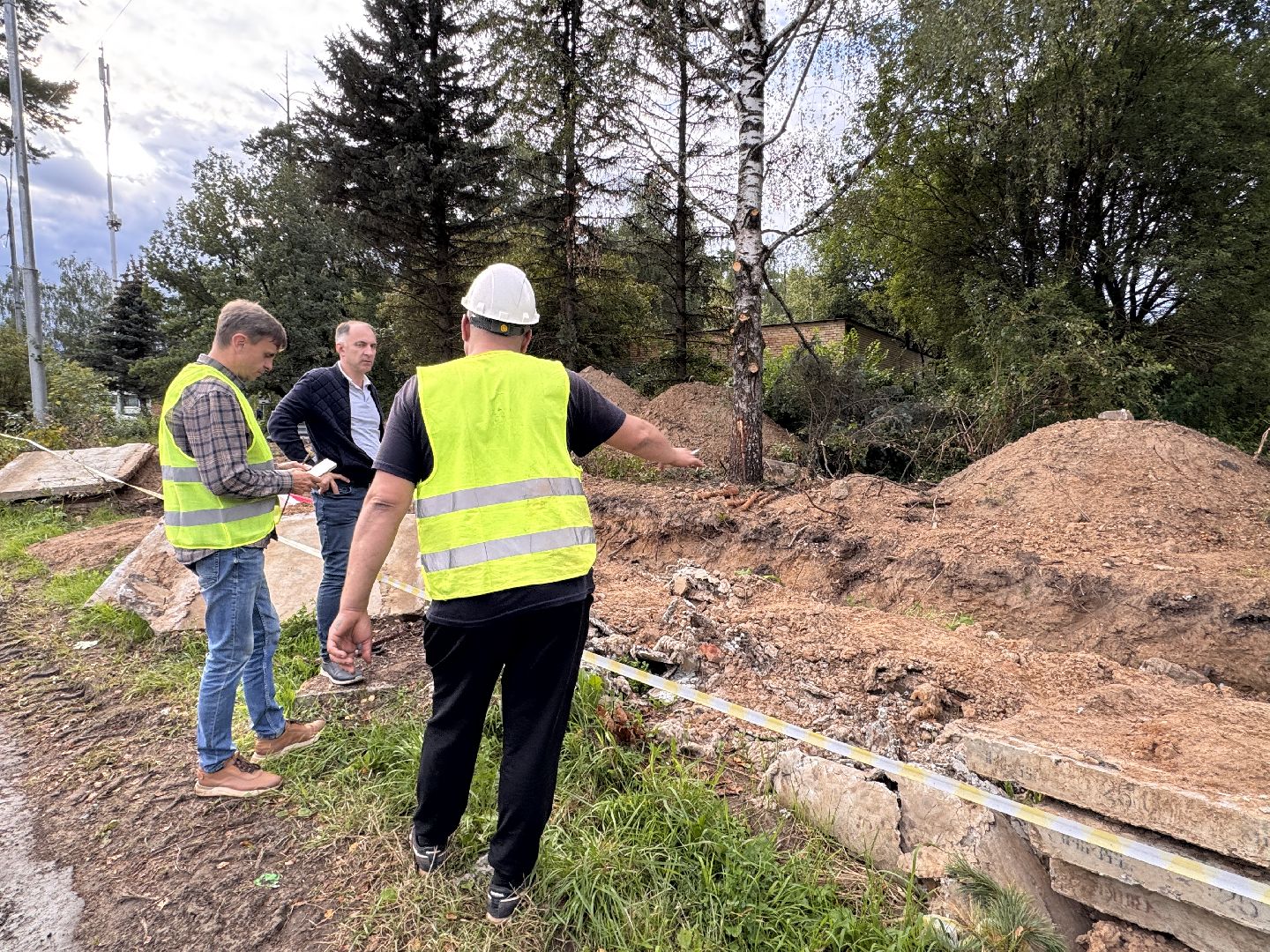 Реконструкция теплотрассы, Одинцово, ЖКХ,