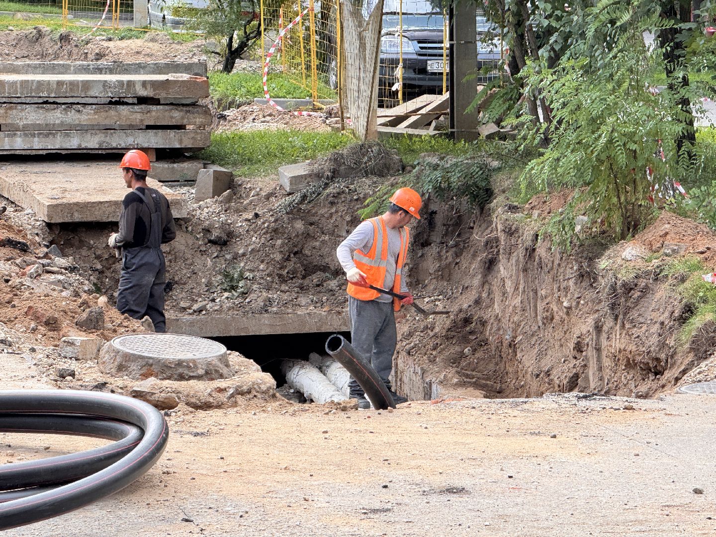 Реконструкция теплотрассы, Одинцово, ЖКХ,