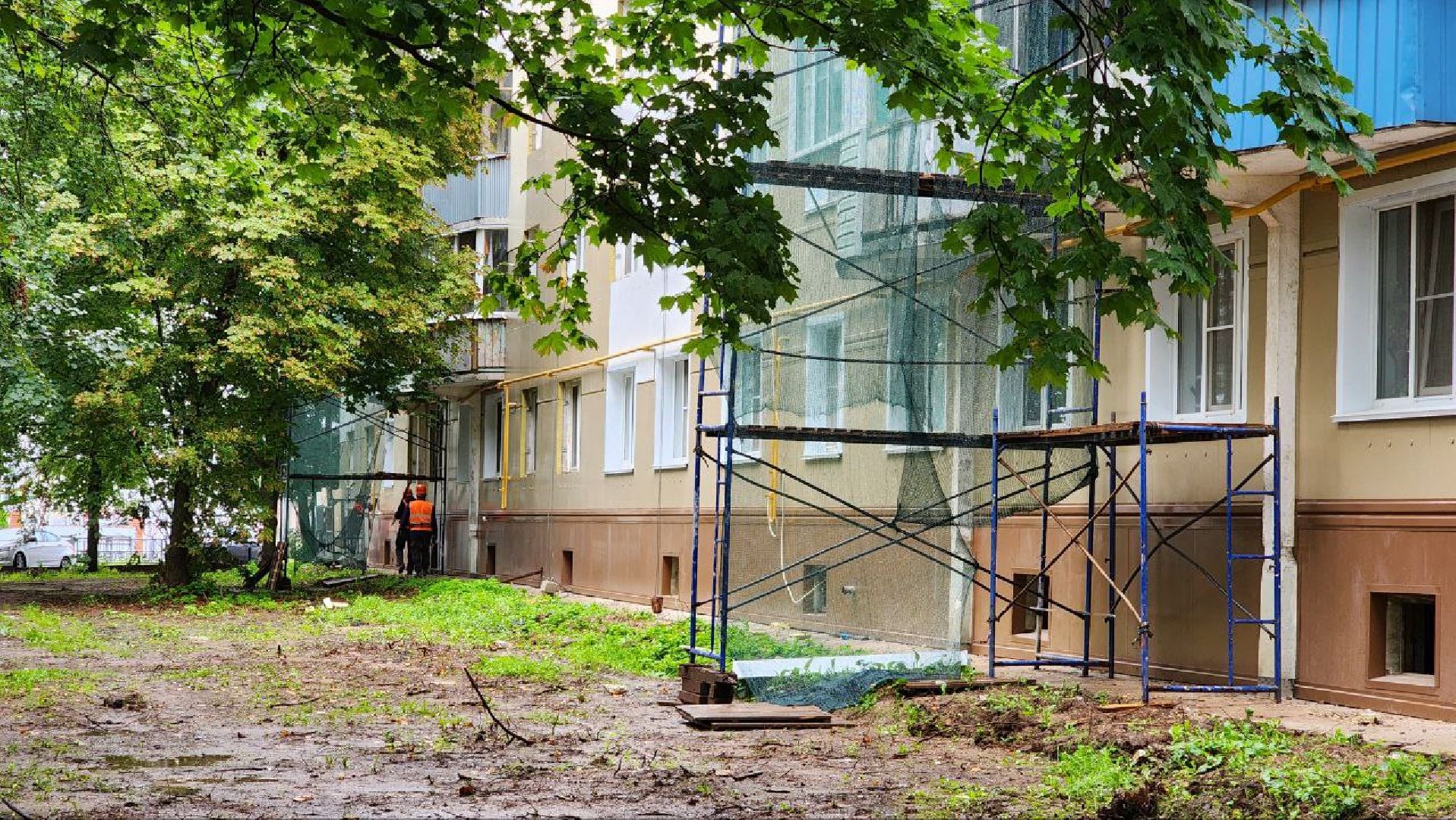 Дмитров, Ремонт фасадов, Поселок Останкино, МинЖКХ, Фонд капремонта,