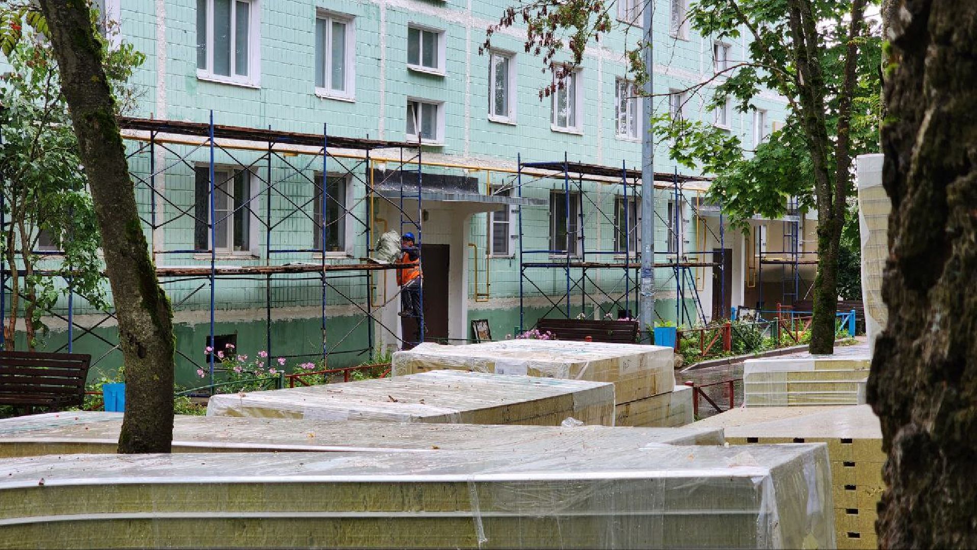 Дмитров, Ремонт фасадов, Поселок Останкино, МинЖКХ, Фонд капремонта,