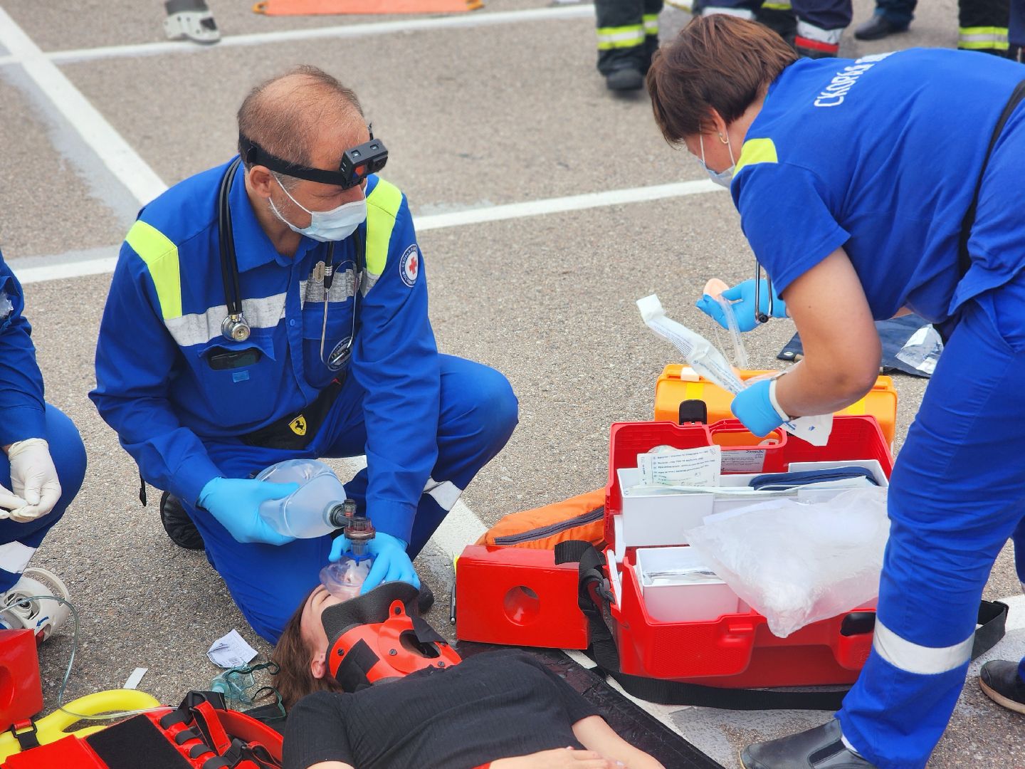 дубна, моссмп, учения спасателей, скорая помощь, дтп,