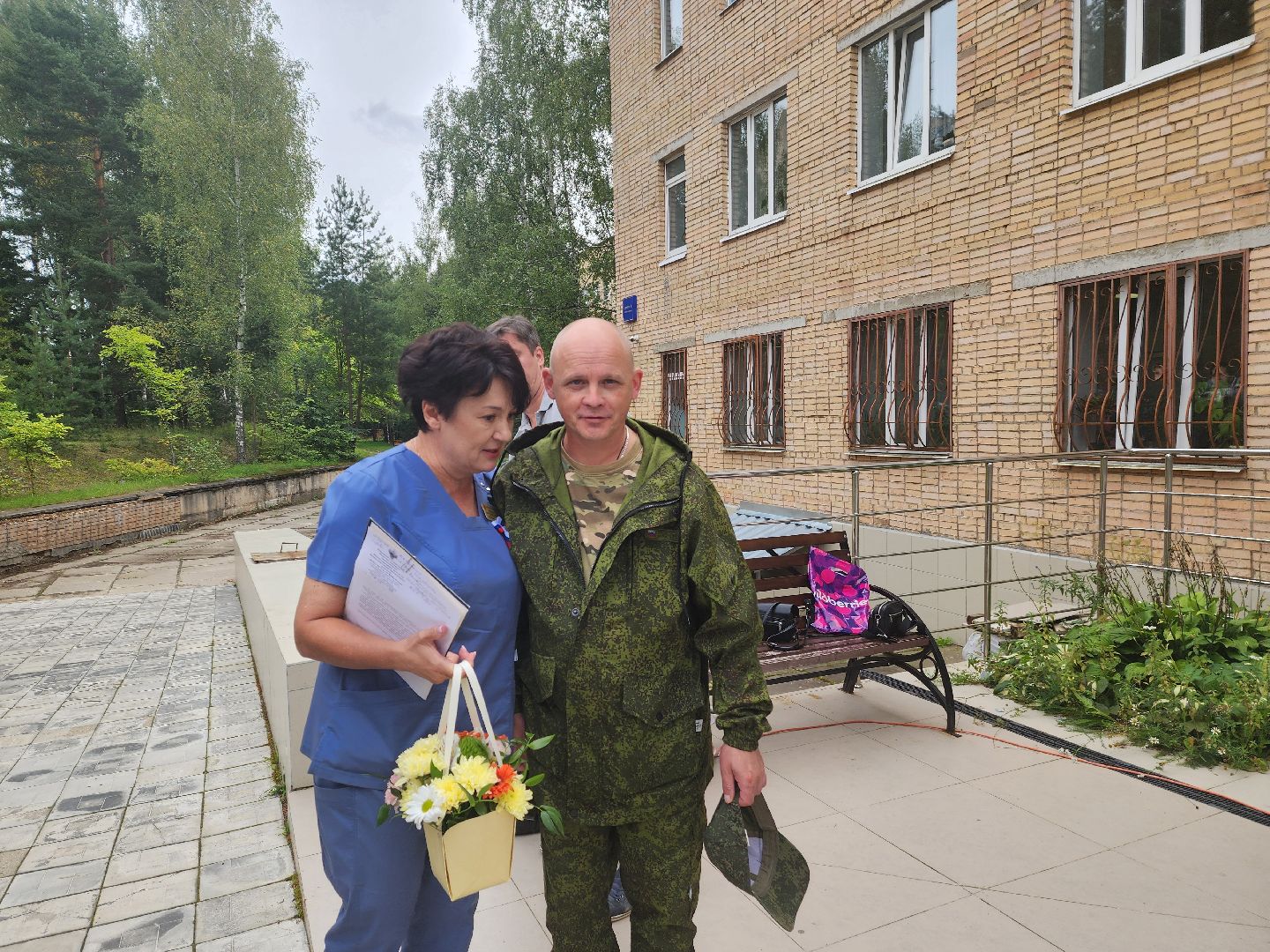 красноармейск, городской округ пушкинский, день флага россии, ветеран сво, медсанчасть 154,