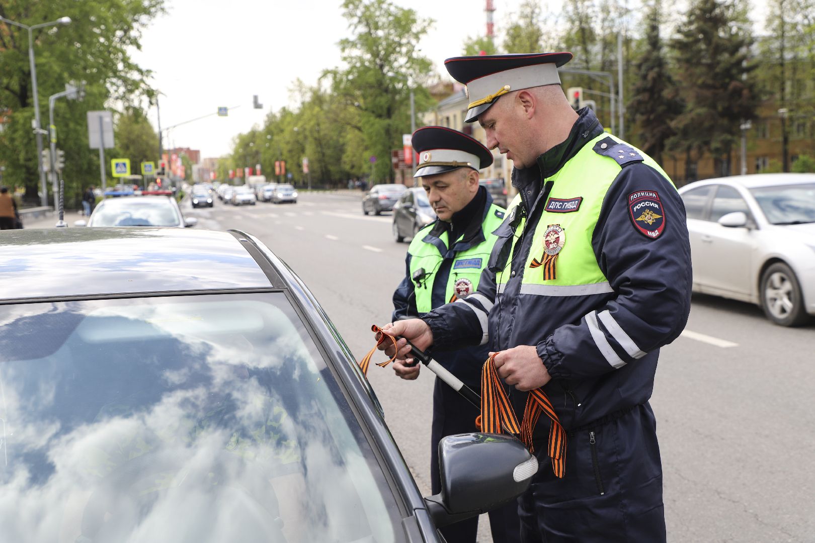 ГИБДД, Георгиевская лента, Домодедово