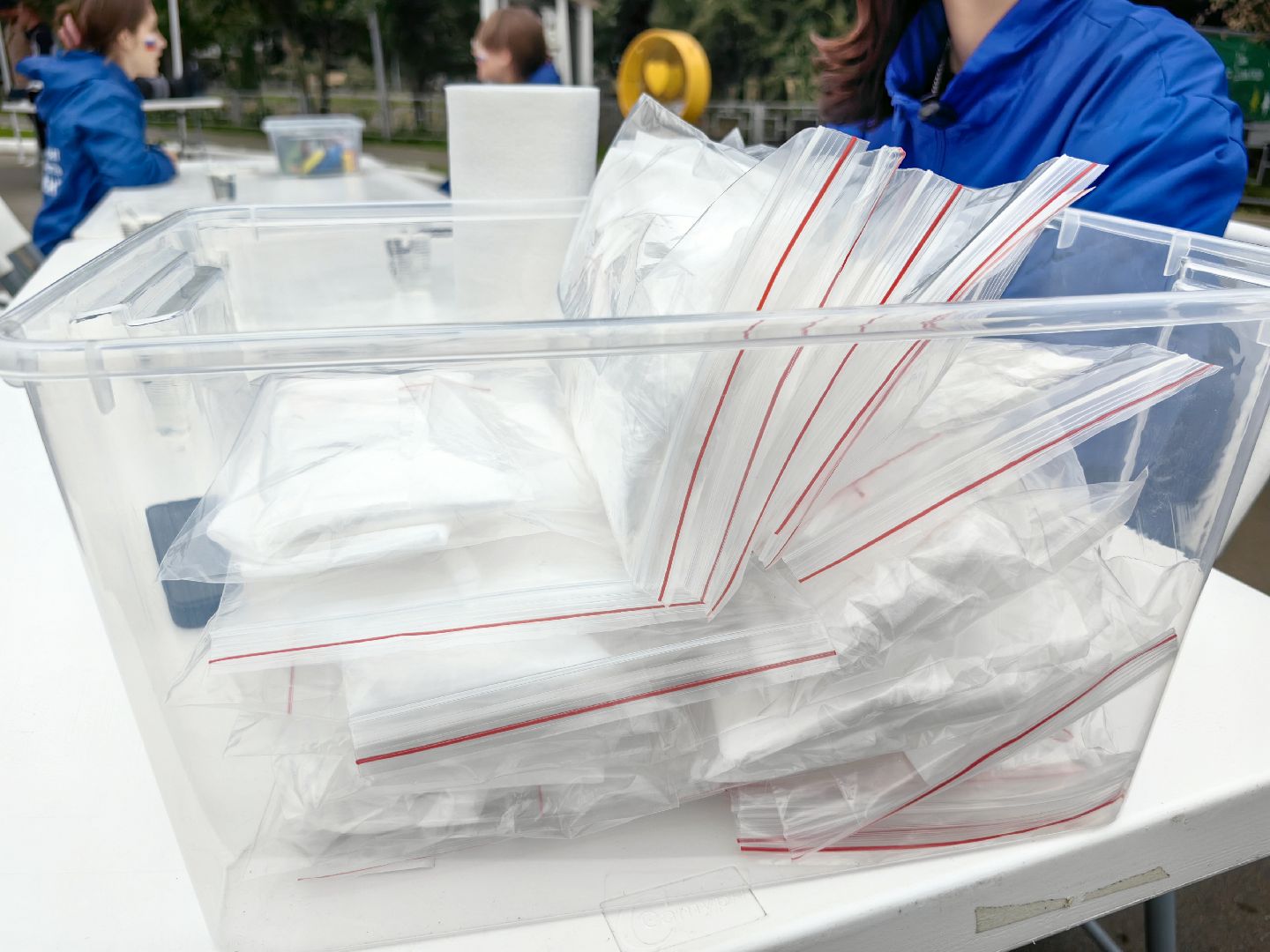 День флага РФ, парк, мастер-класс,  сухой душ,