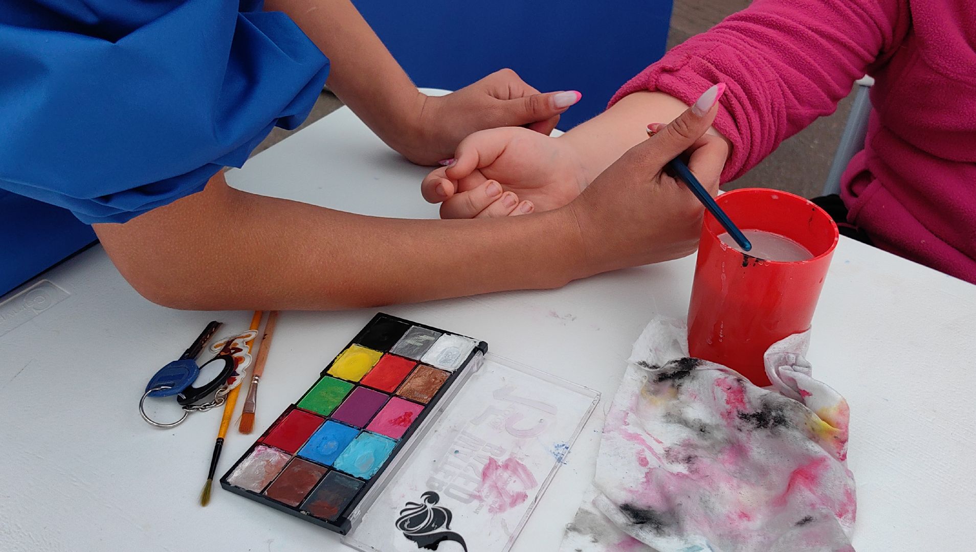 День флага РФ, парк, мастер-класс,  сухой душ,