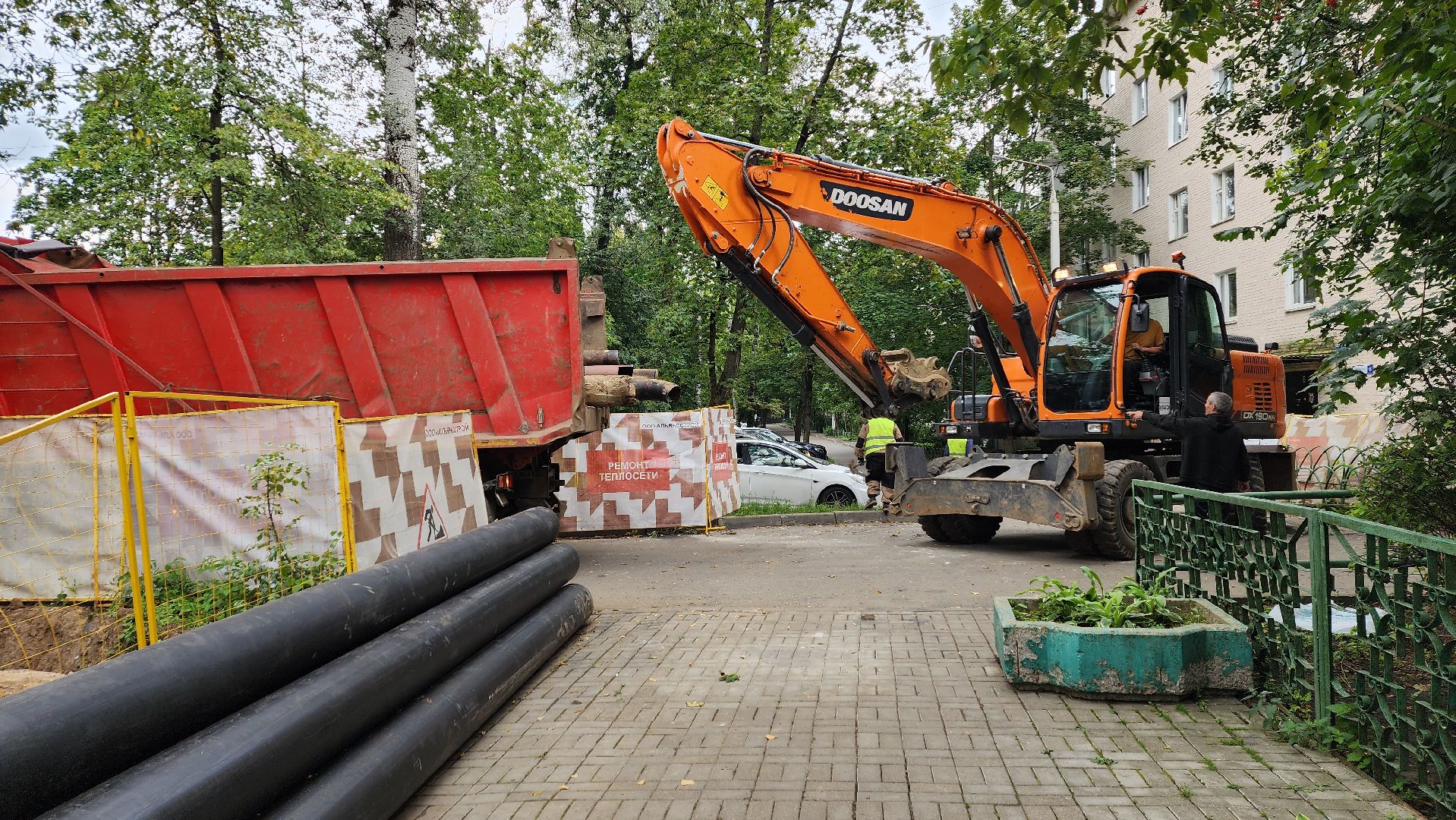 вертикалки, пушкино, теплосети, ремонт тепловых сетей, ремонт теплотрассы,трубы,тепло в домах,капитальный  ремонт,газпром теплоэнерго,