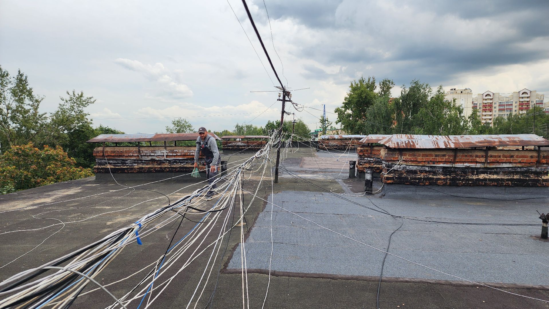 Лобня , ремонт кровли мкд, Ремонт крыши,