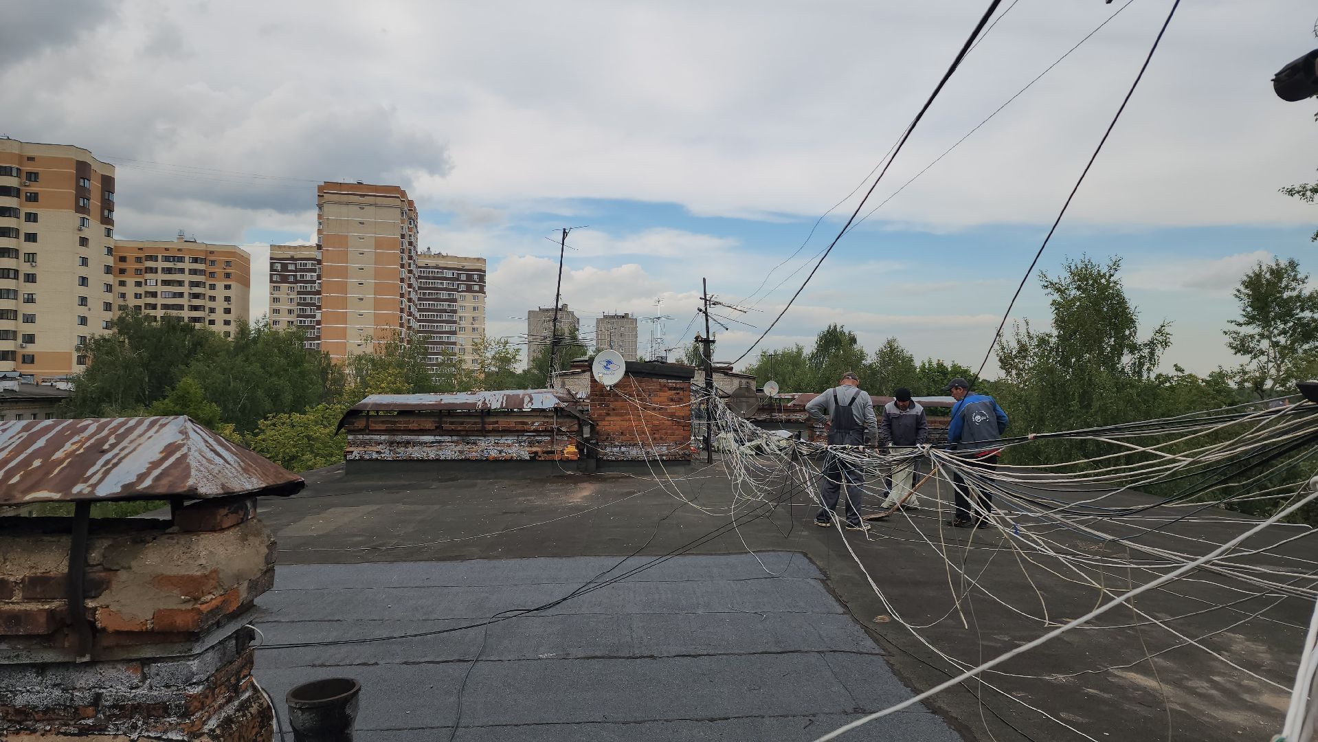 Лобня , ремонт кровли мкд, Ремонт крыши,