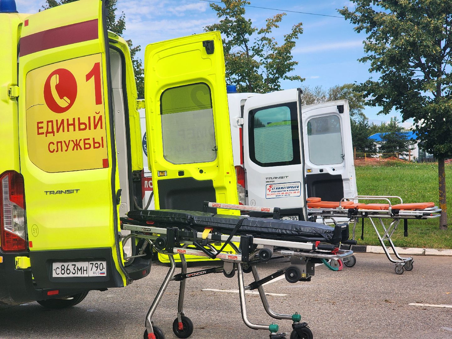 дубна, моссмп, скорая помощь, учения, волонтеры,