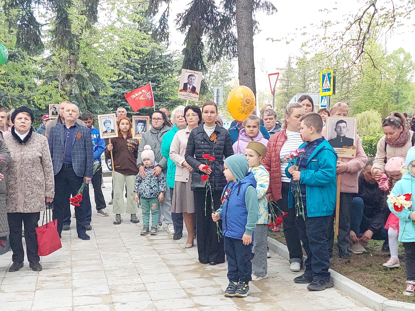 День Победы, жители, память, портреты героев