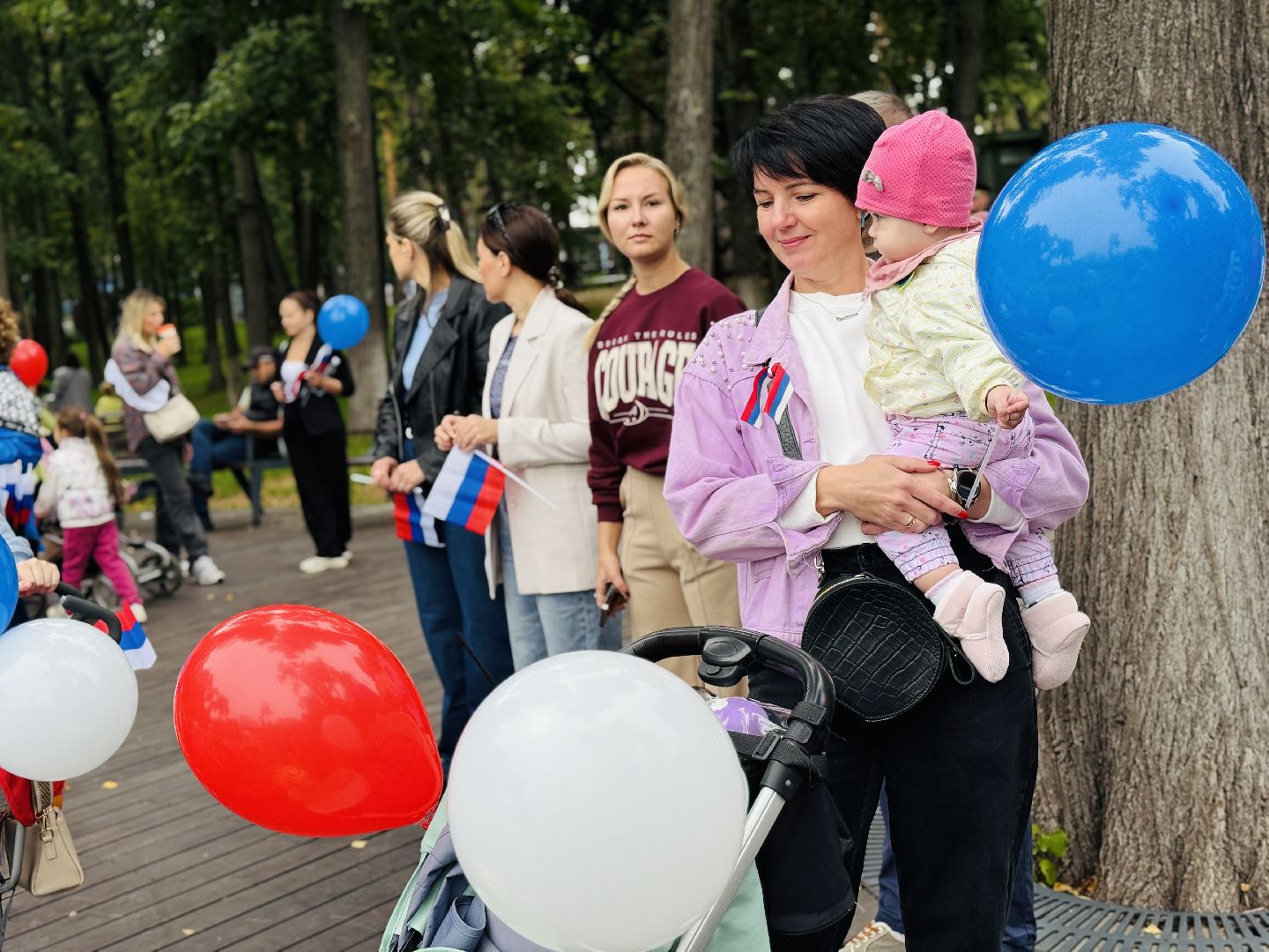 раменское, день флага россии, триколор, раменский городской парк,