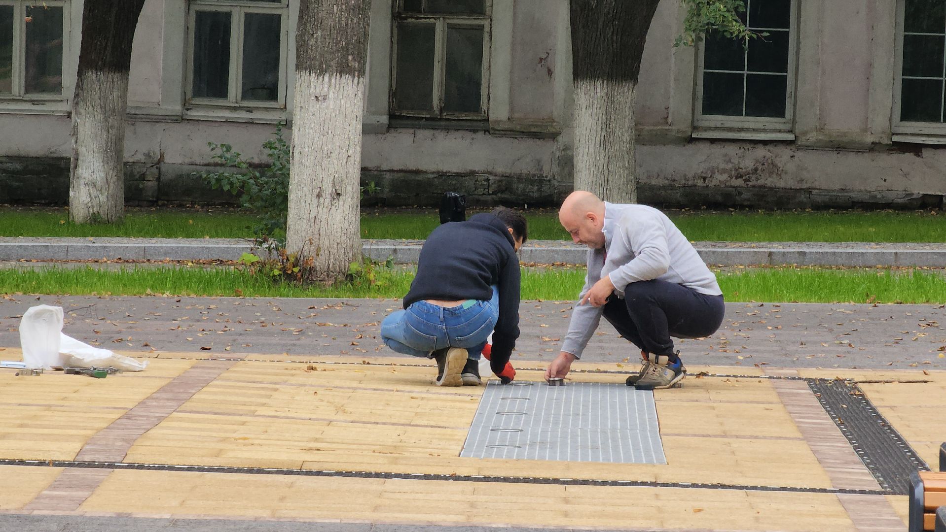 кашира, сухой фонтан, благоустройство, сквер пушкина, комфортная городская среда, пуско-наладочные работы,