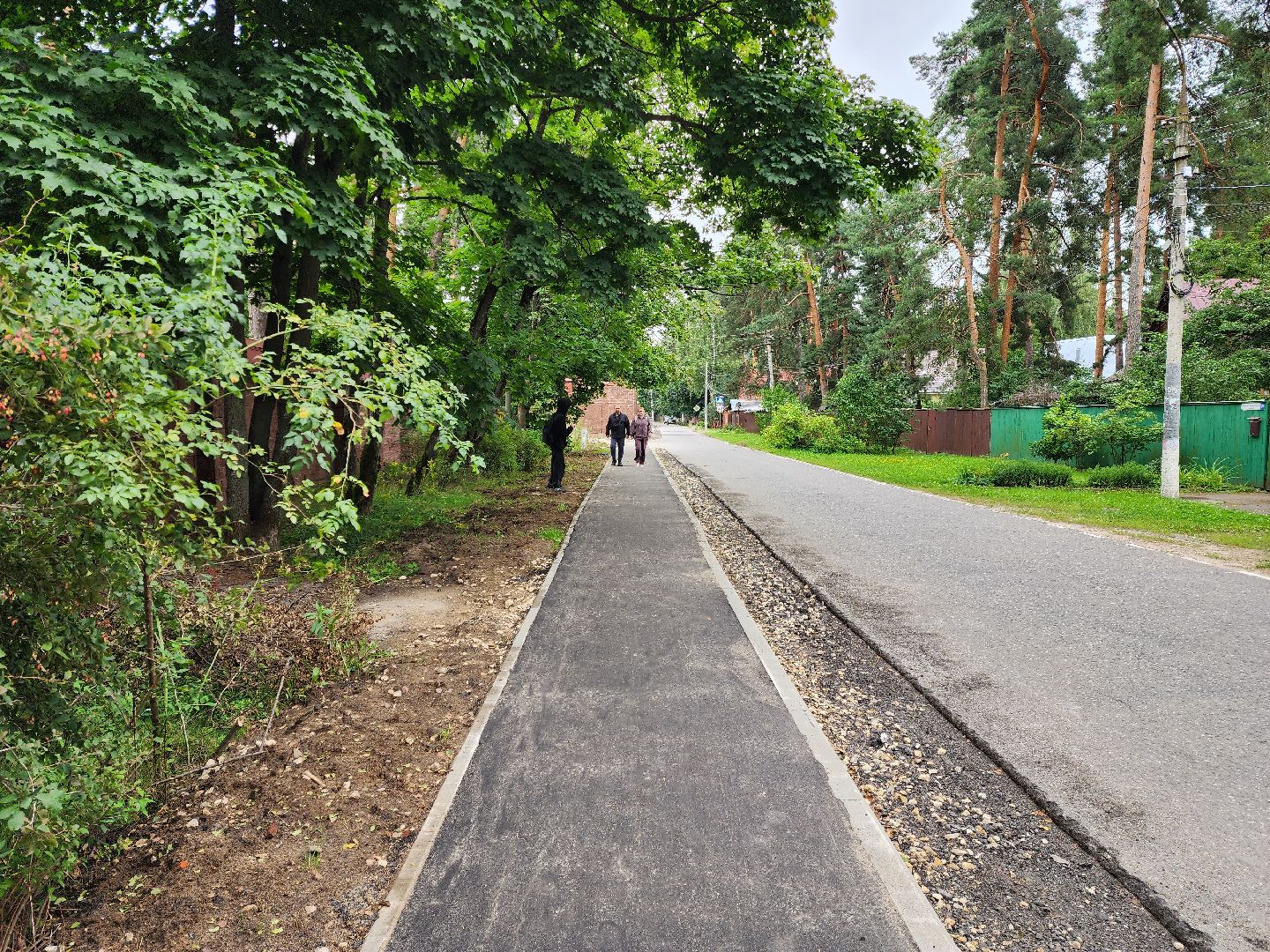 раменское, дороги, новый тротуар в поселке ильинский,