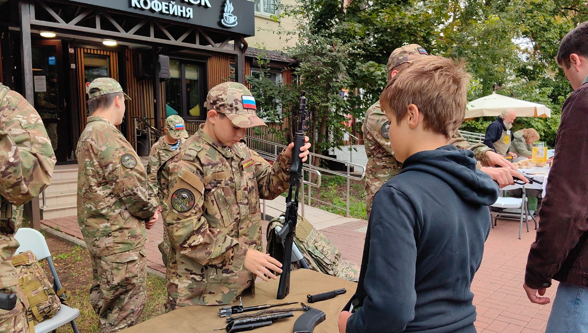 автомат, оружие, день города, сборка, винтовка,