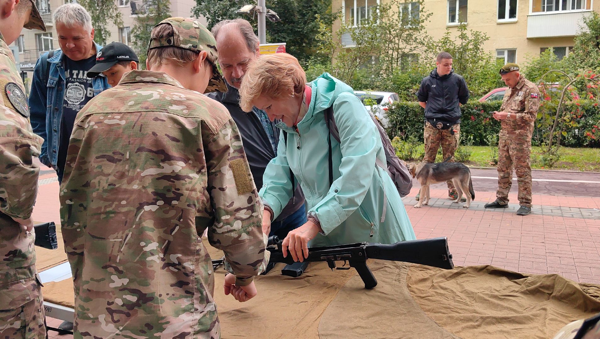 автомат, оружие, день города, сборка, винтовка,