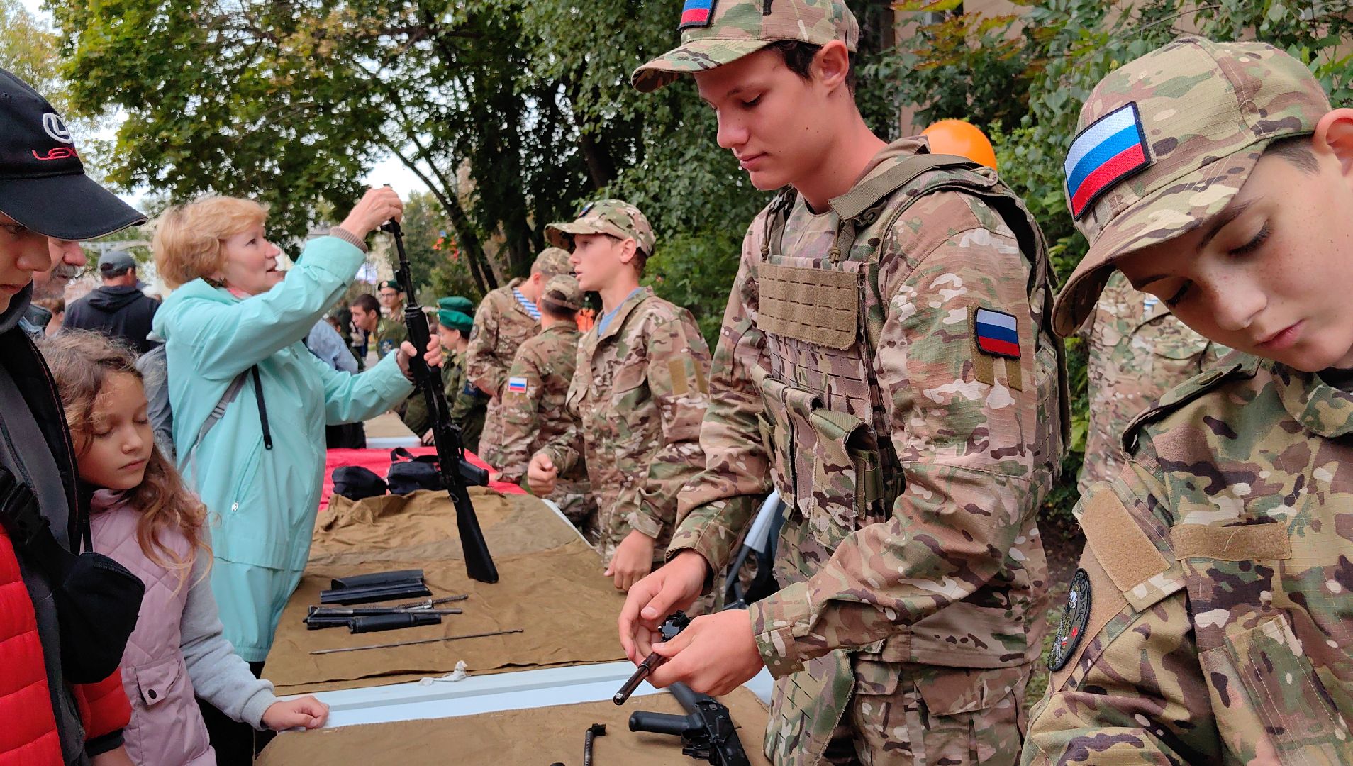 автомат, оружие, день города, сборка, винтовка,