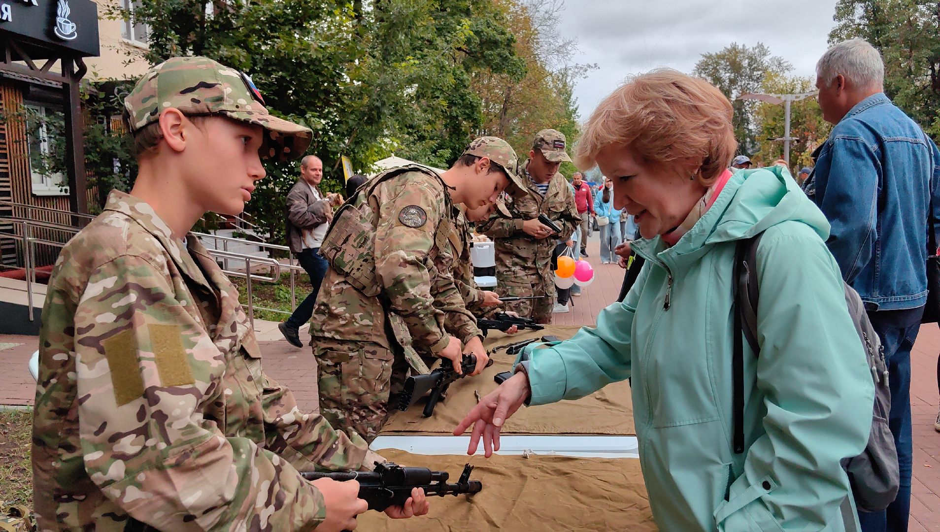 автомат, оружие, день города, сборка, винтовка,