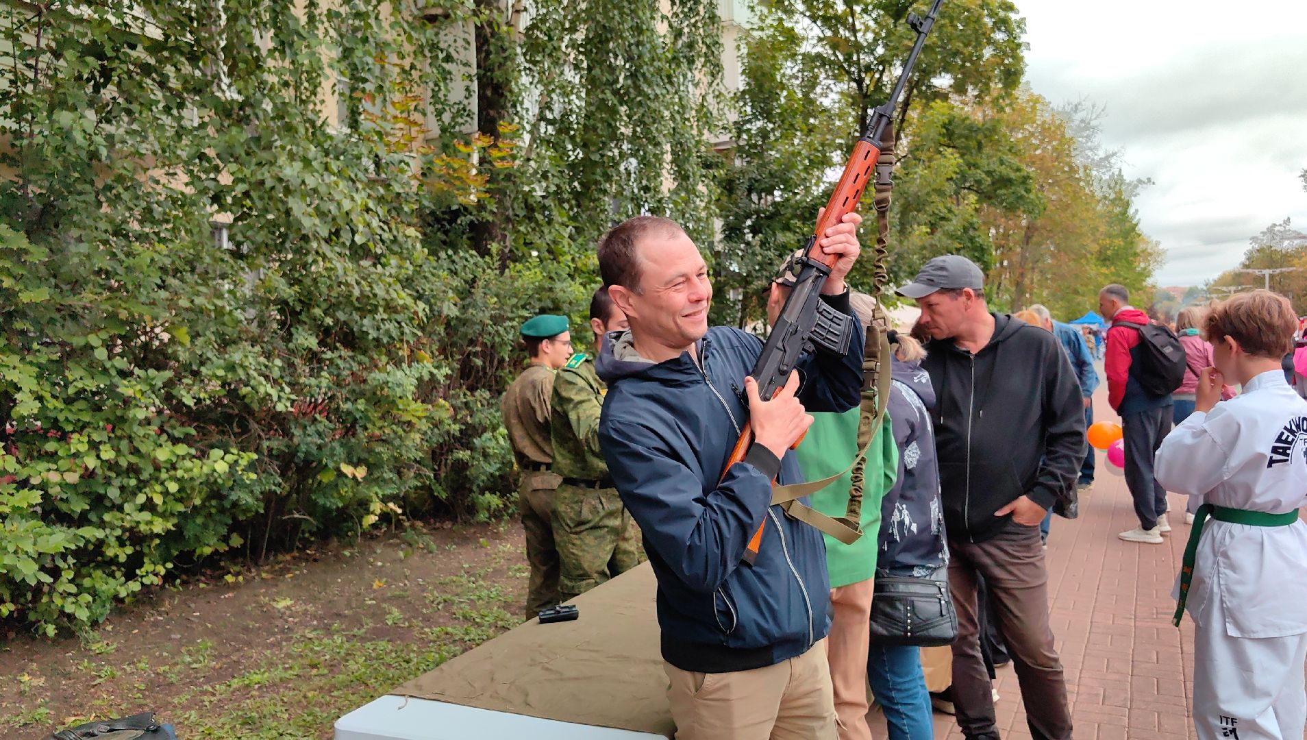 автомат, оружие, день города, сборка, винтовка,