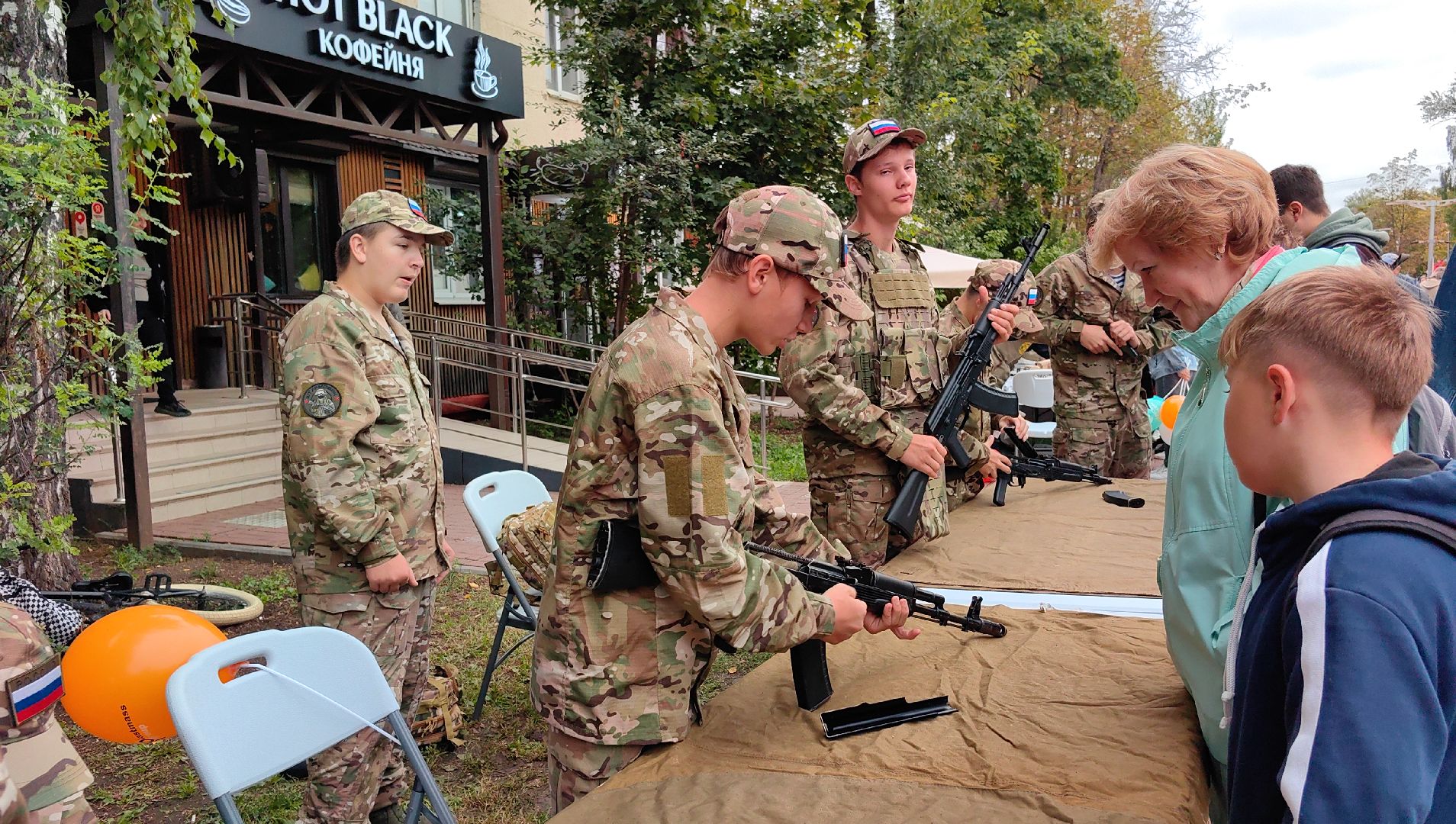 автомат, оружие, день города, сборка, винтовка,