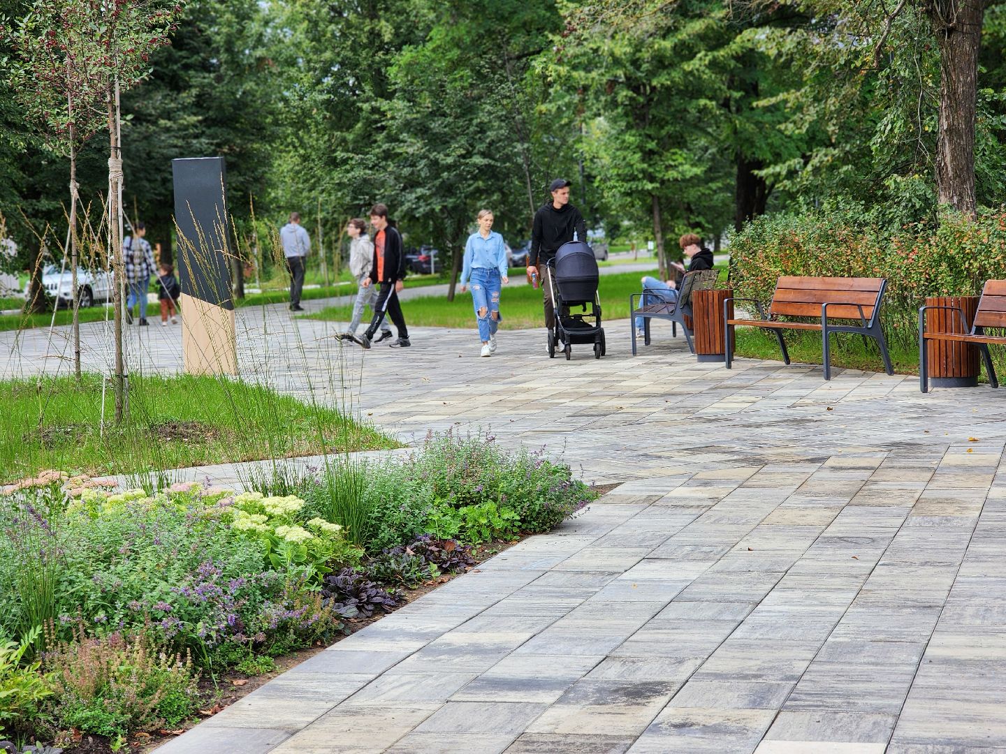 благоустройство, реконструкция, сквер бугрова, ногинск, богородский городской округ,