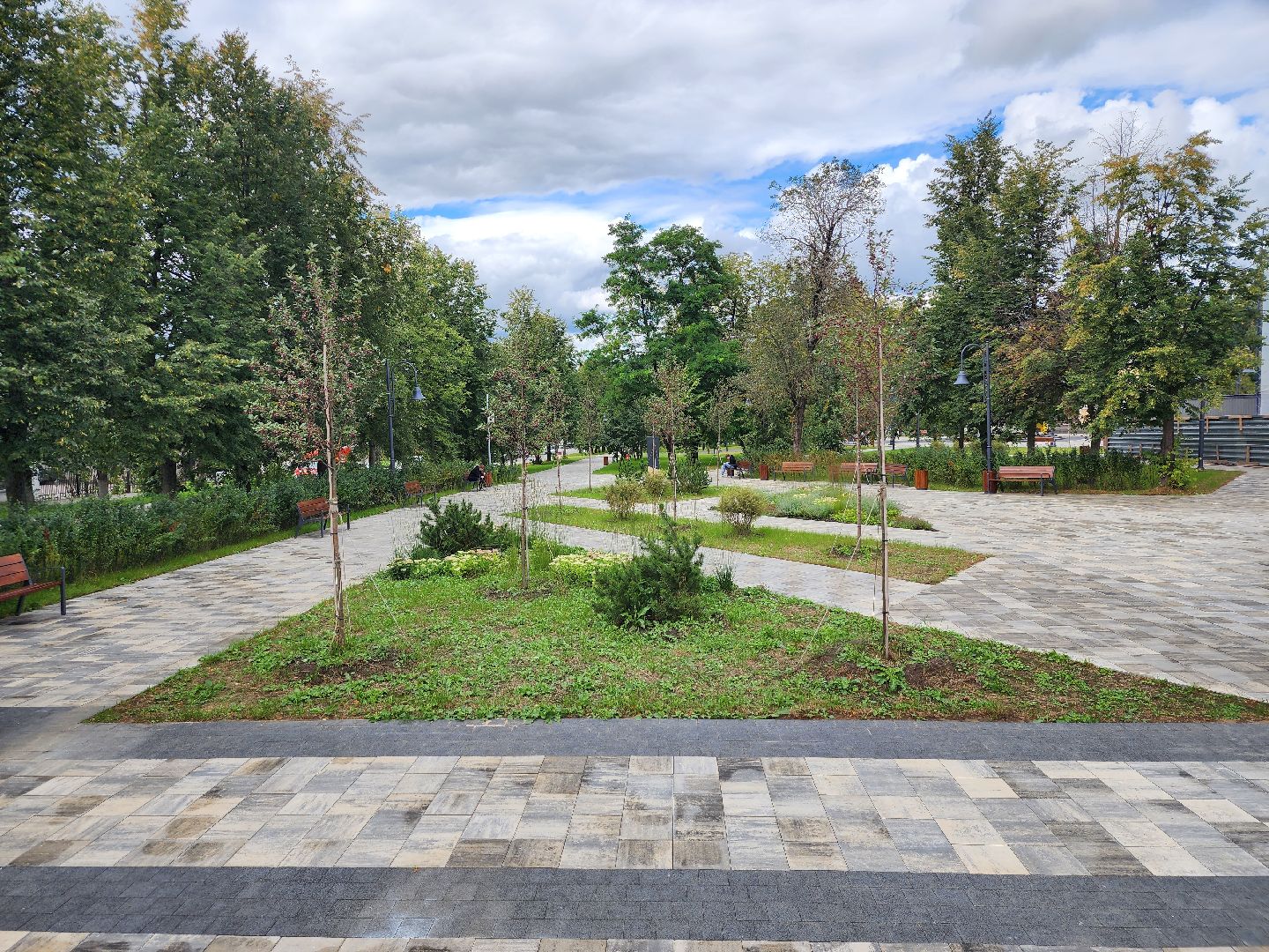 благоустройство, реконструкция, сквер бугрова, ногинск, богородский городской округ,