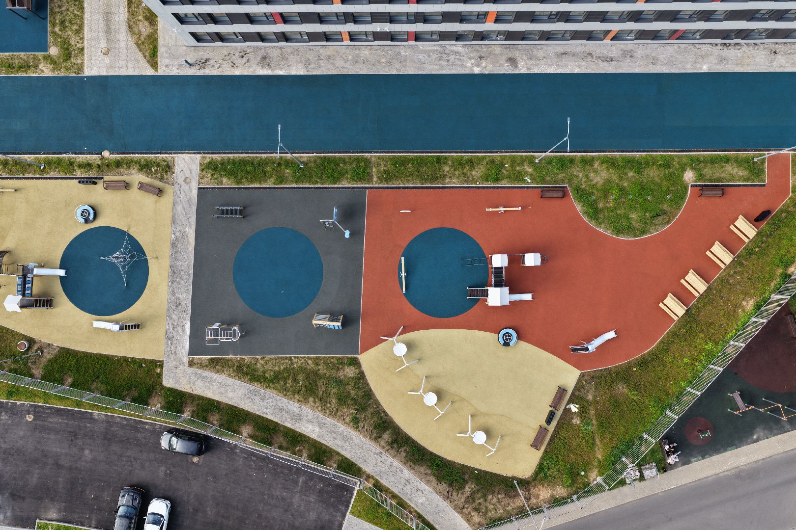 видео с коптера, школа в долгопрудном,