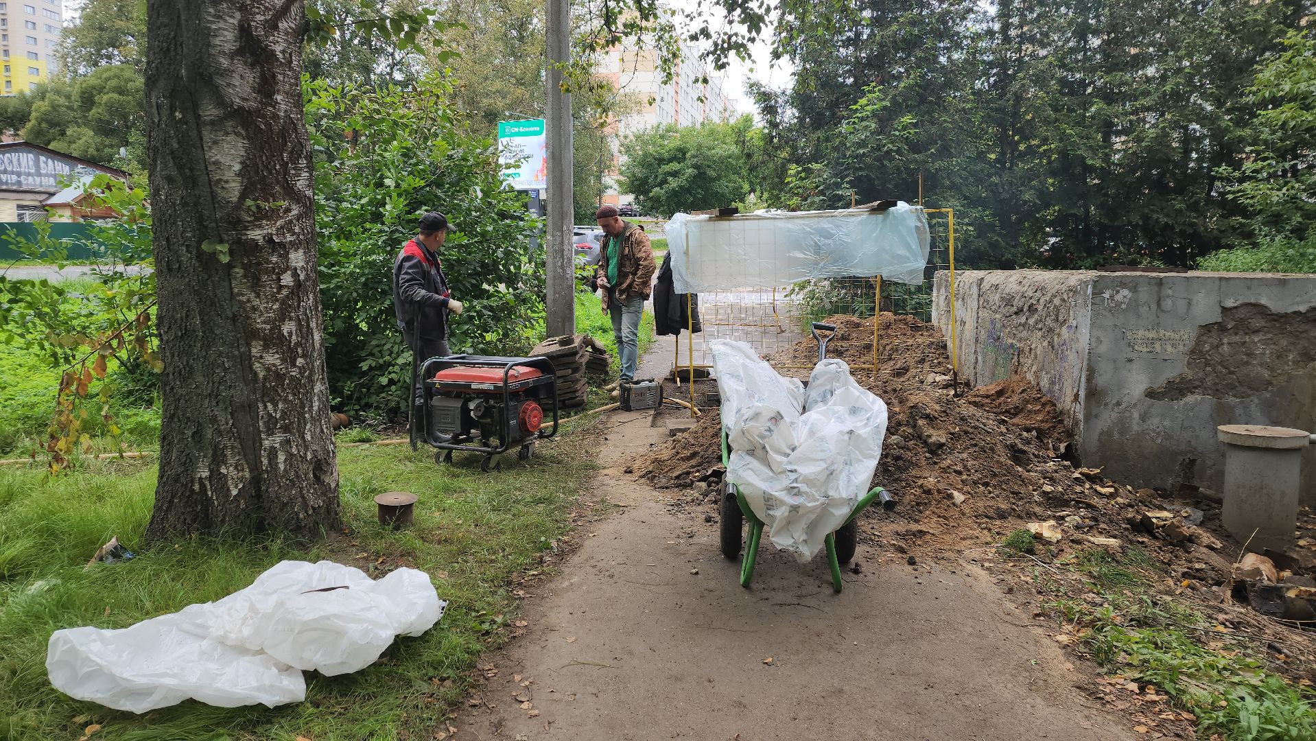 вертикалки, ивантеевка, замена труб, гвс, горячее водоснабжение, ремонт, участок, аварийная бригада, жкх,