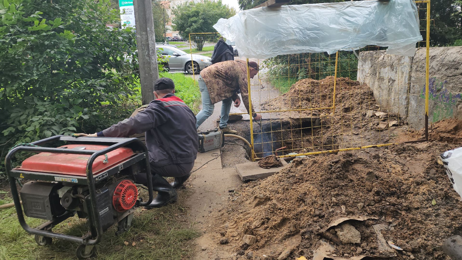 вертикалки, ивантеевка, замена труб, гвс, горячее водоснабжение, ремонт, участок, аварийная бригада, жкх,