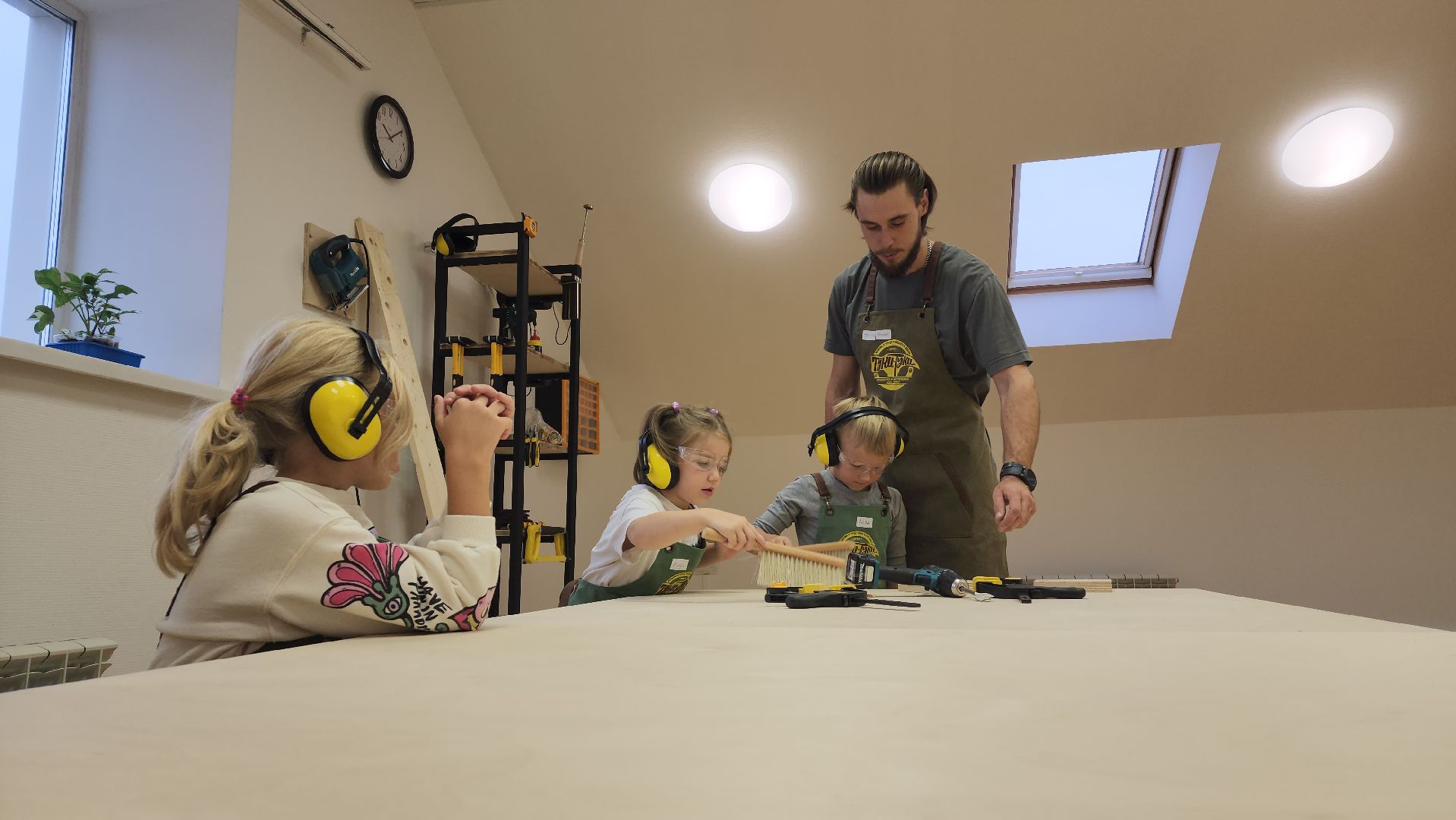 Мастерская, столярное мастерство, Лобня, Дети,