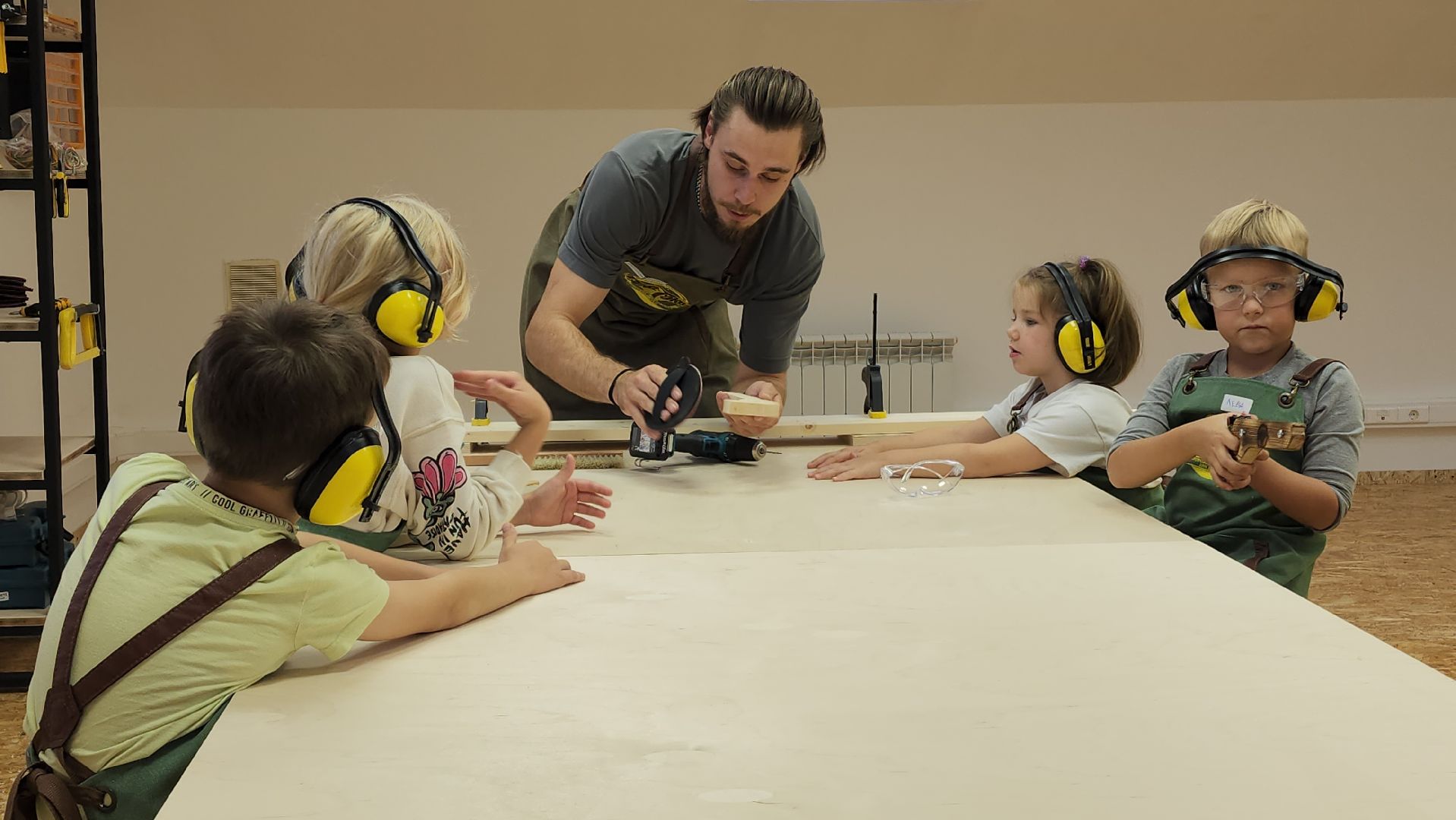 Мастерская, столярное мастерство, Лобня, Дети,