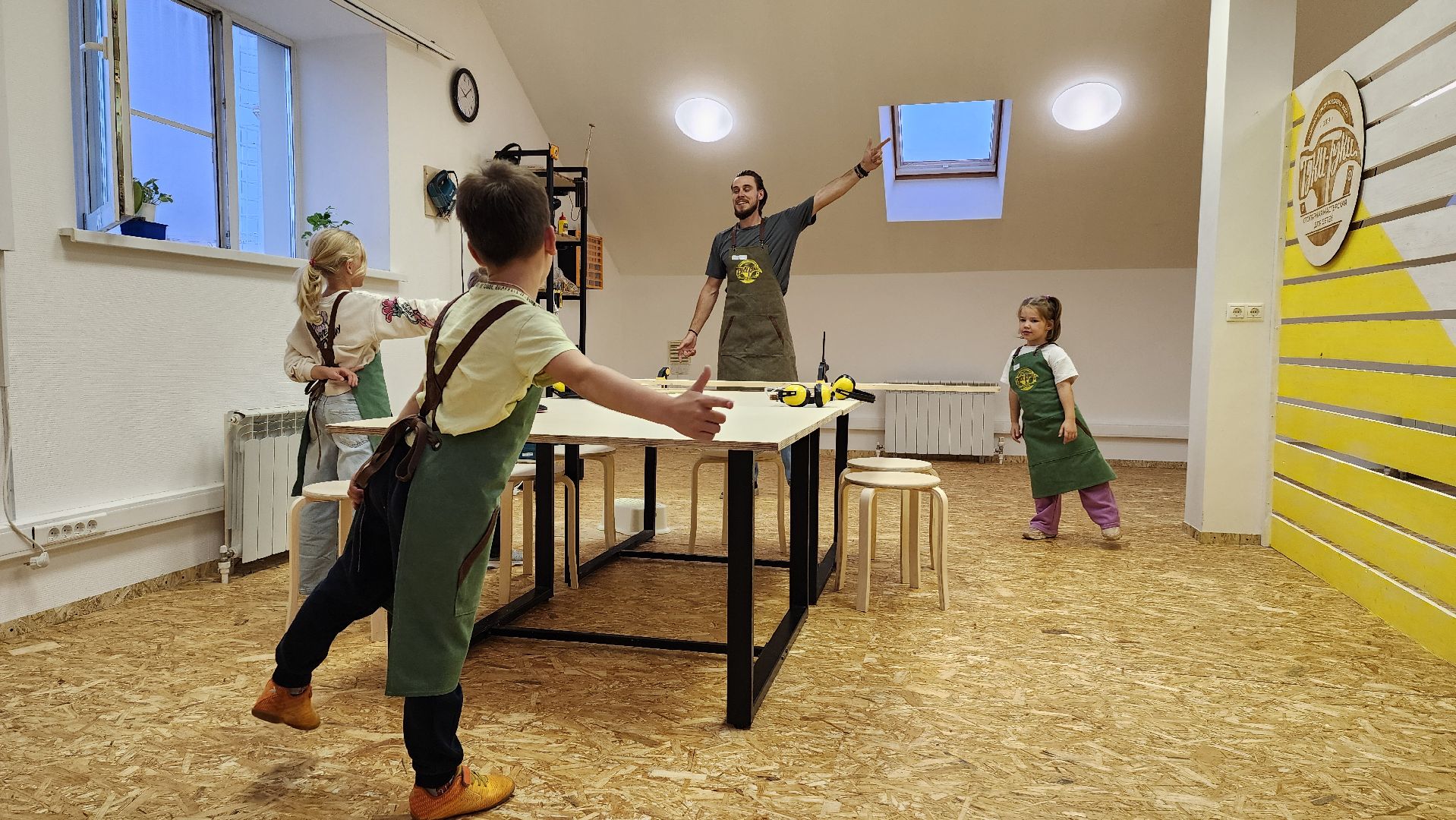 Мастерская, столярное мастерство, Лобня, Дети,