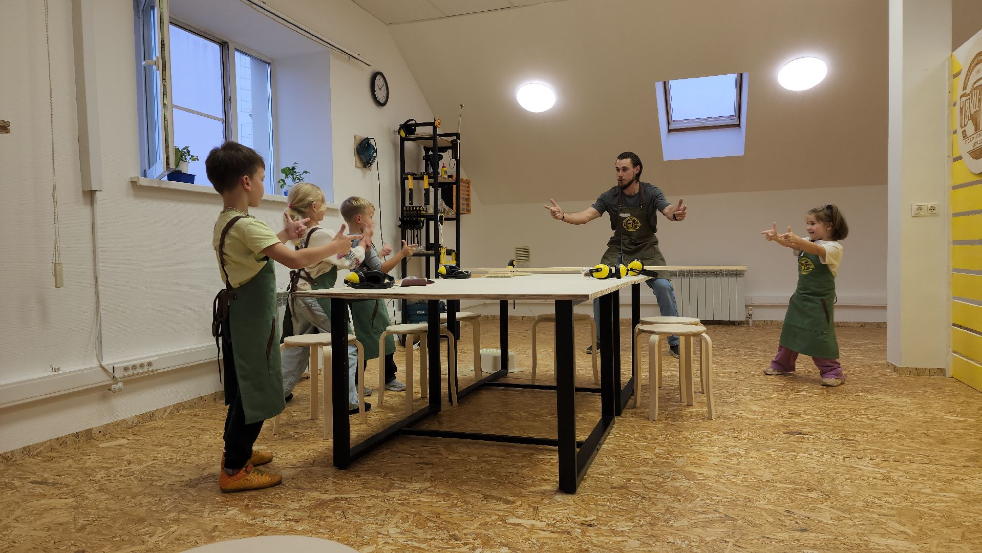 Мастерская, столярное мастерство, Лобня, Дети,