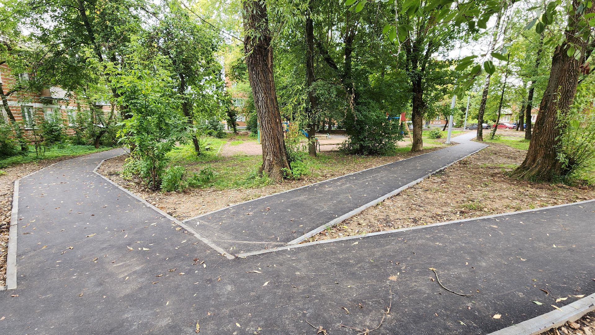 серпухов, подмосковье, комплексный ремонт двора,