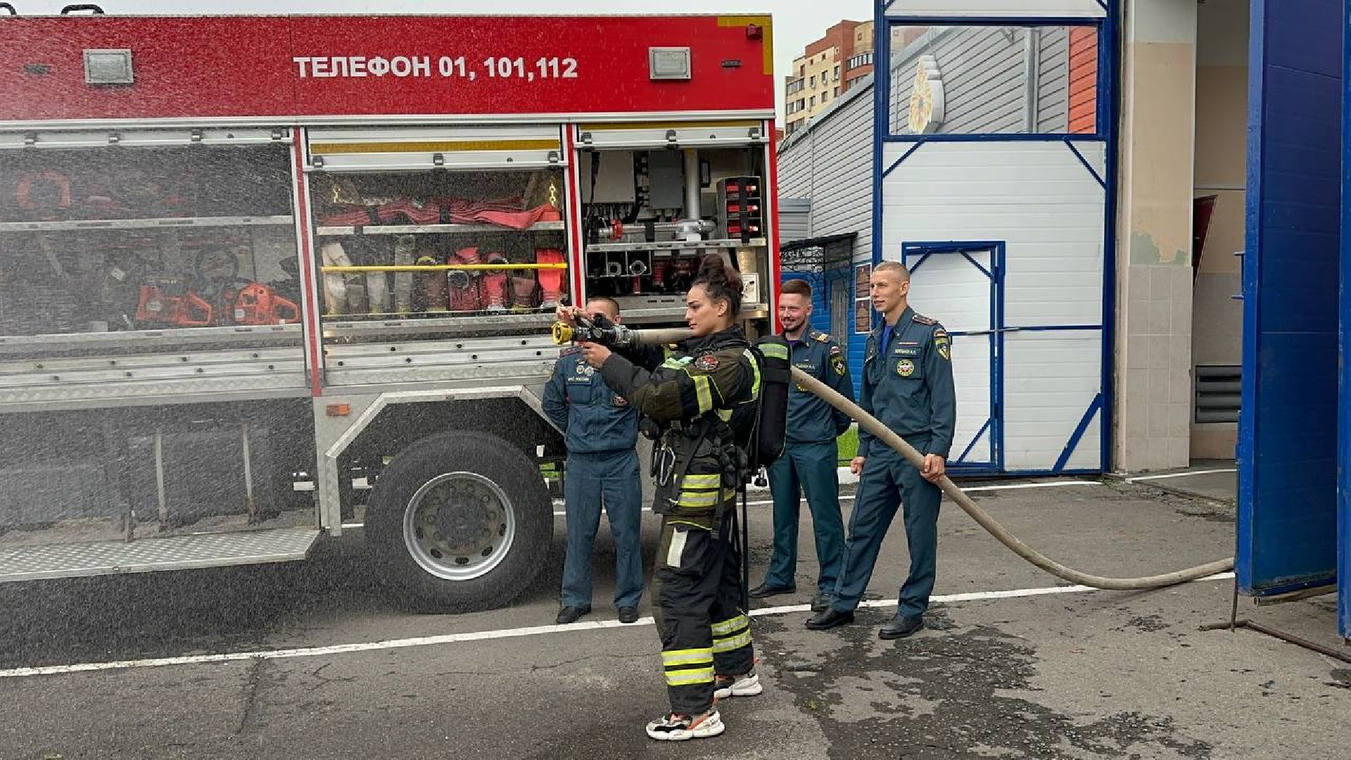 мчс, спортсменка, домодедово, пожарная часть,