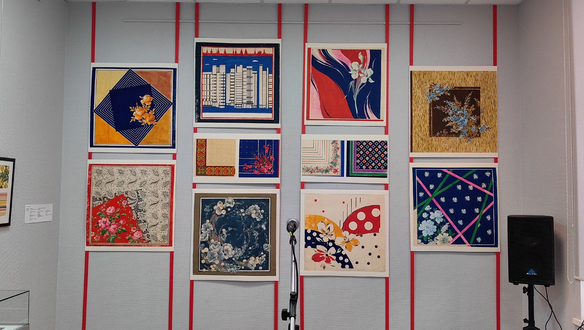 выставка, ткани, музей, текстиль,