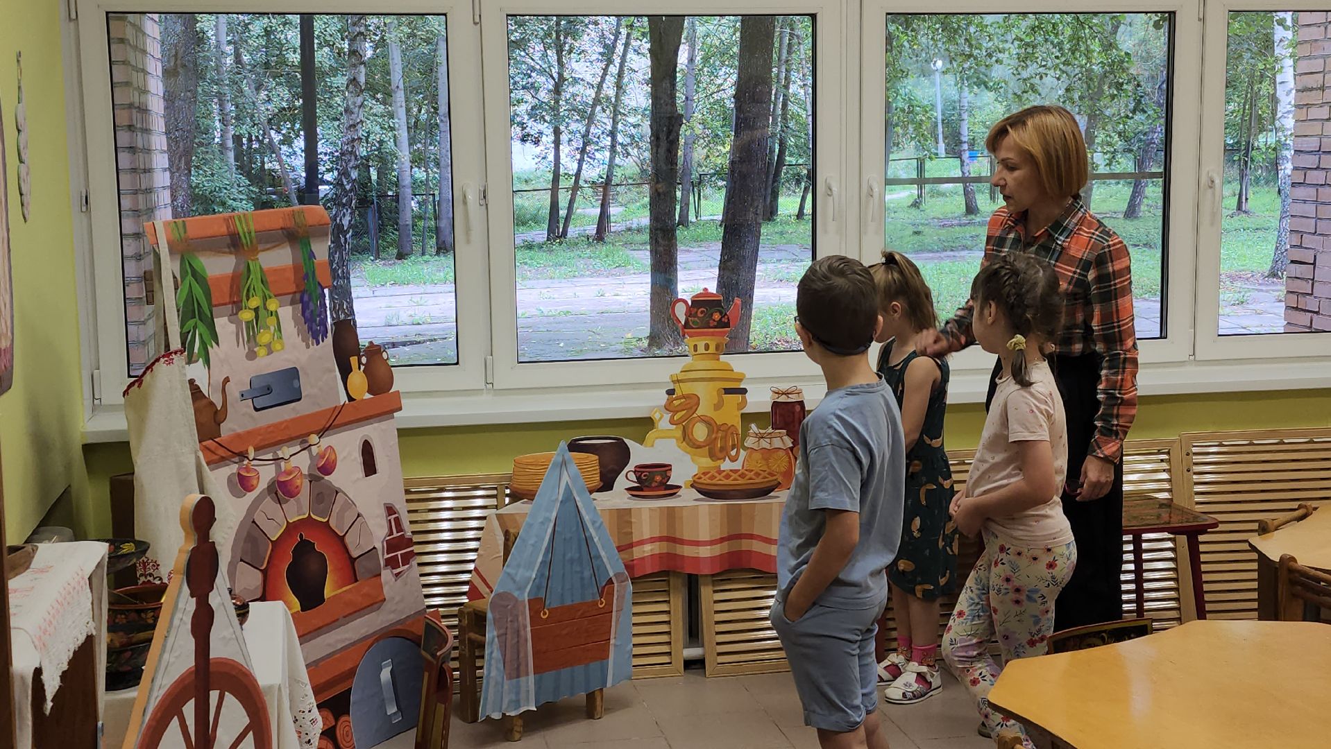 картинная галерея в детском саду, образование, протвино,