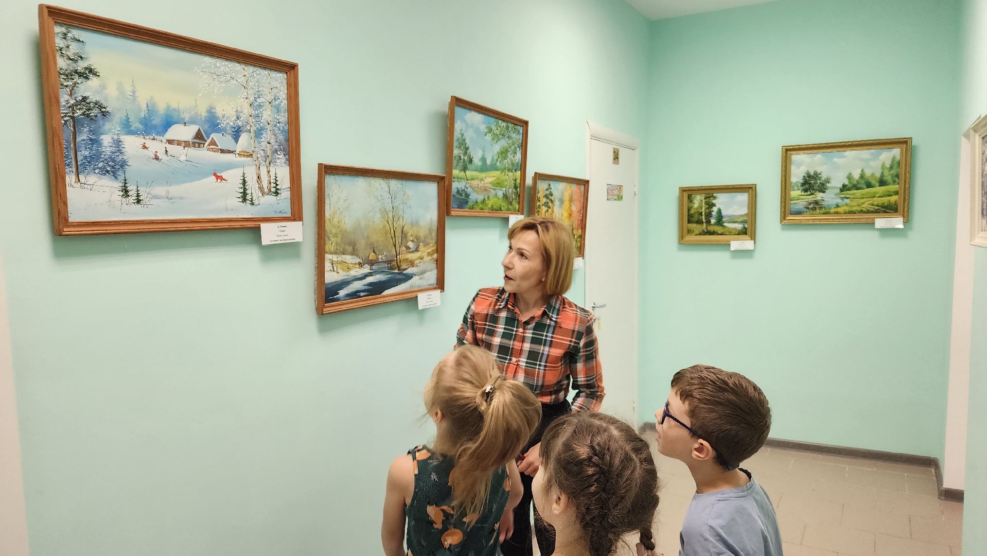 картинная галерея в детском саду, образование, протвино,