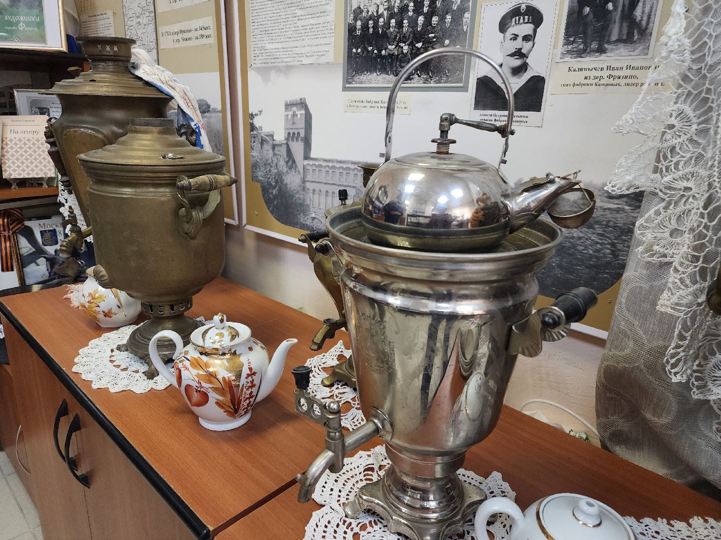 фрязино, краеведение, самовары, новая экспозиция,