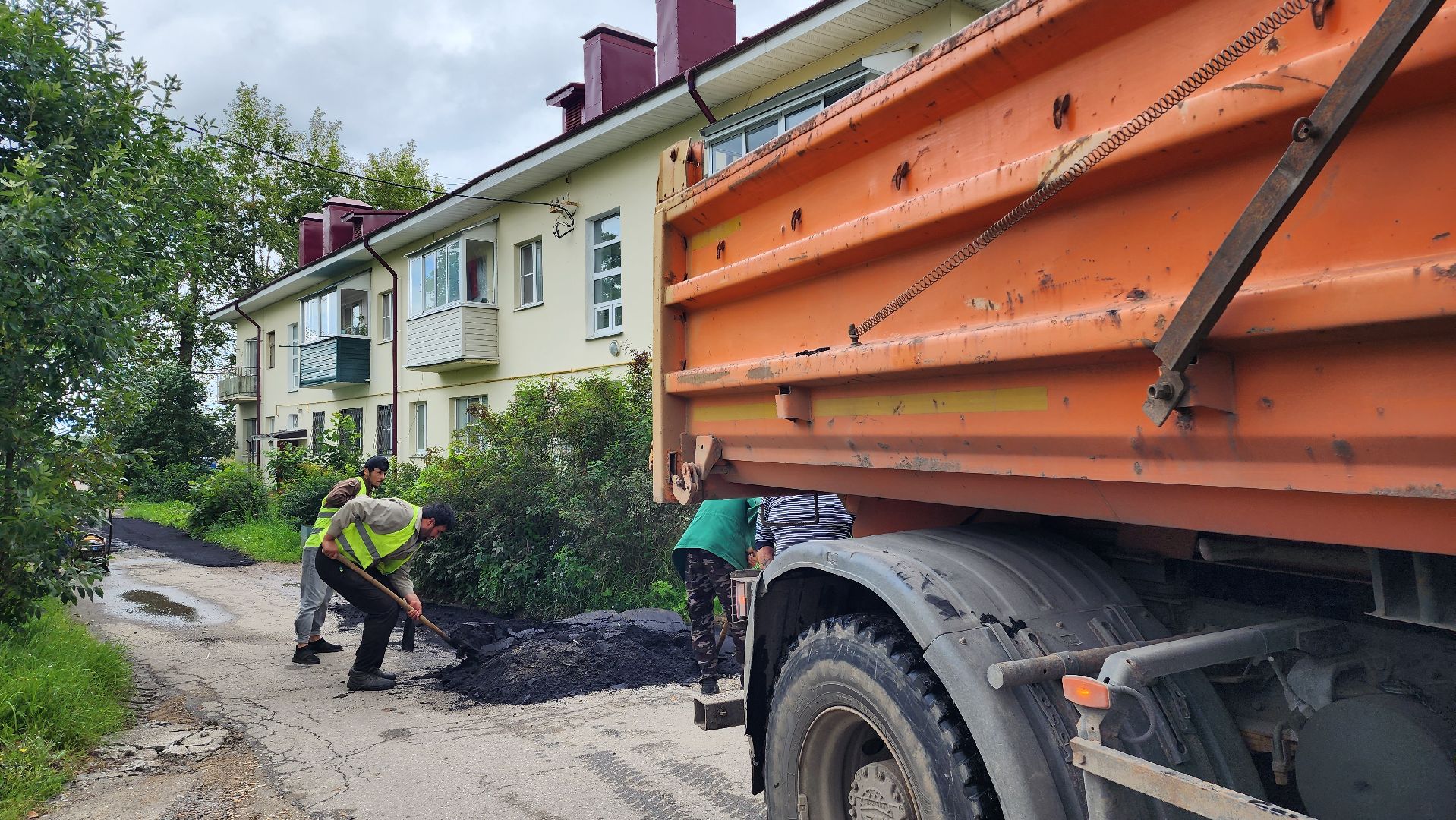 истра, благоустройство, ямочный ремон,