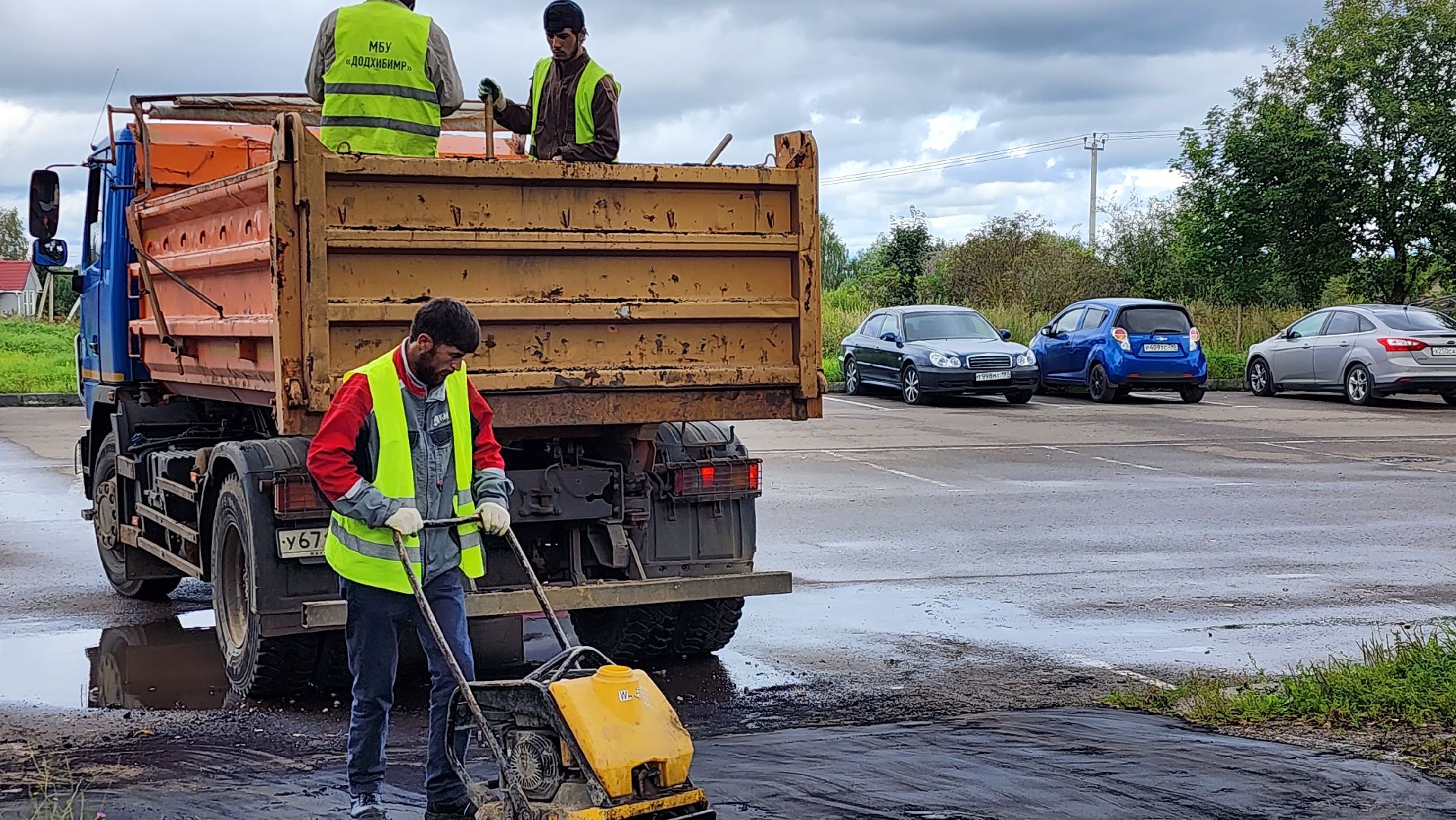 истра, благоустройство, ямочный ремон,
