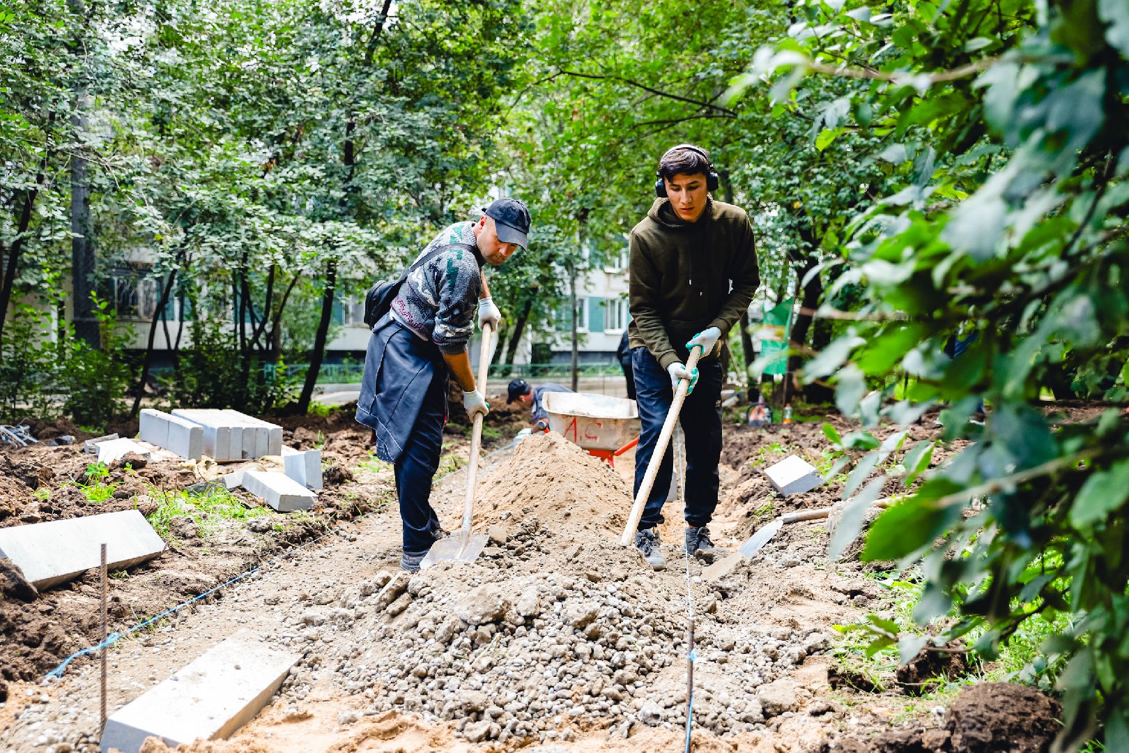 благоустройство, дорожки, пешеход, ремонт, двор, мкд,