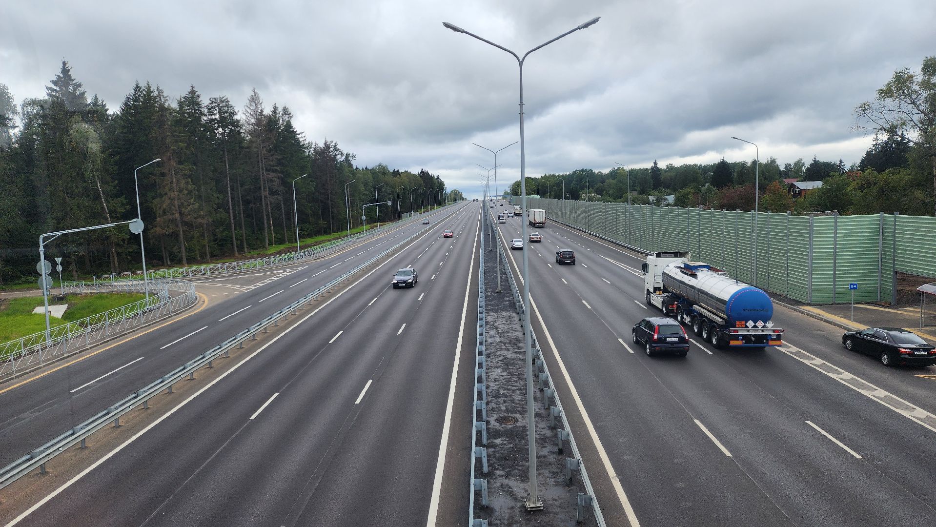 руза, минское шоссе, расширение федеральной трассы, надземный переход,